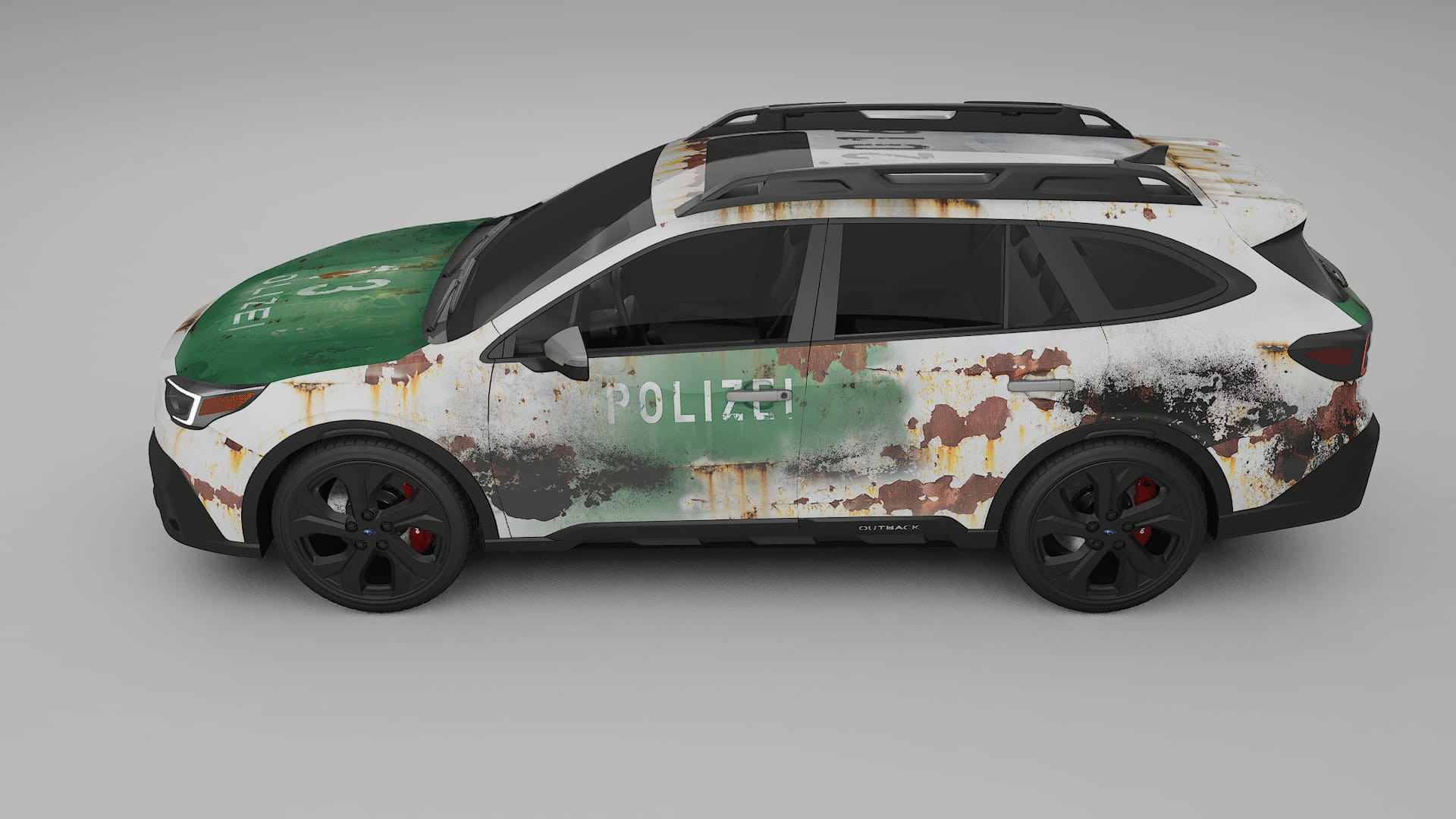 Subaru Outback VI BS prefacelift pre-LCI COBRA 11 – Design-Wrap PPF-Kit aus bedruckbarer Polyurethanfolie