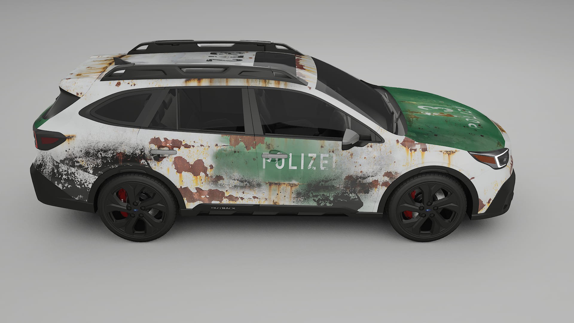 Subaru Outback VI BS prefacelift pre-LCI COBRA 11 – Design-Wrap PPF-Kit aus bedruckbarer Polyurethanfolie
