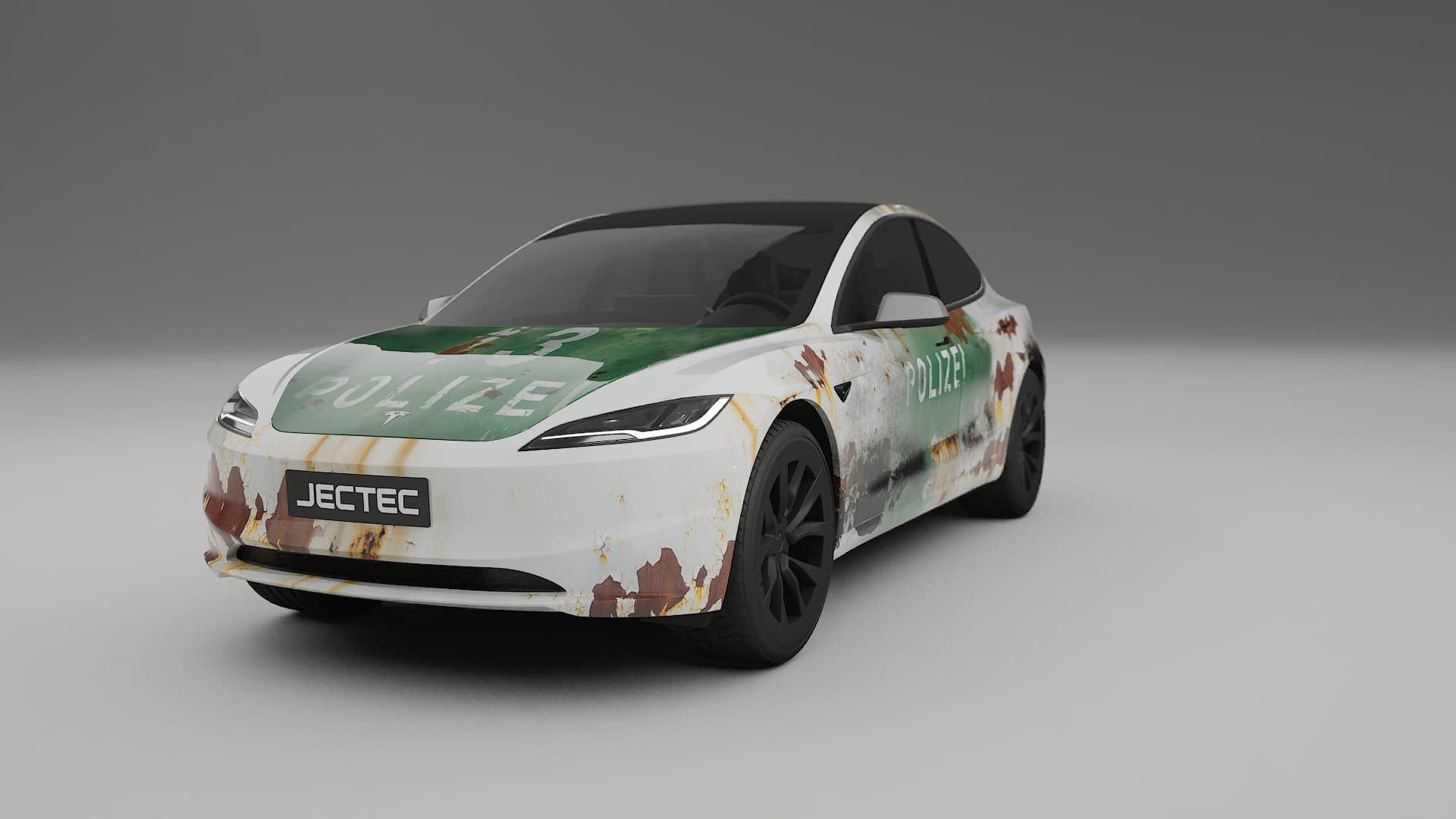 Tesla Model 3 Highland COBRA 11 – Design-Wrap PPF-Kit aus bedruckbarer Polyurethanfolie
