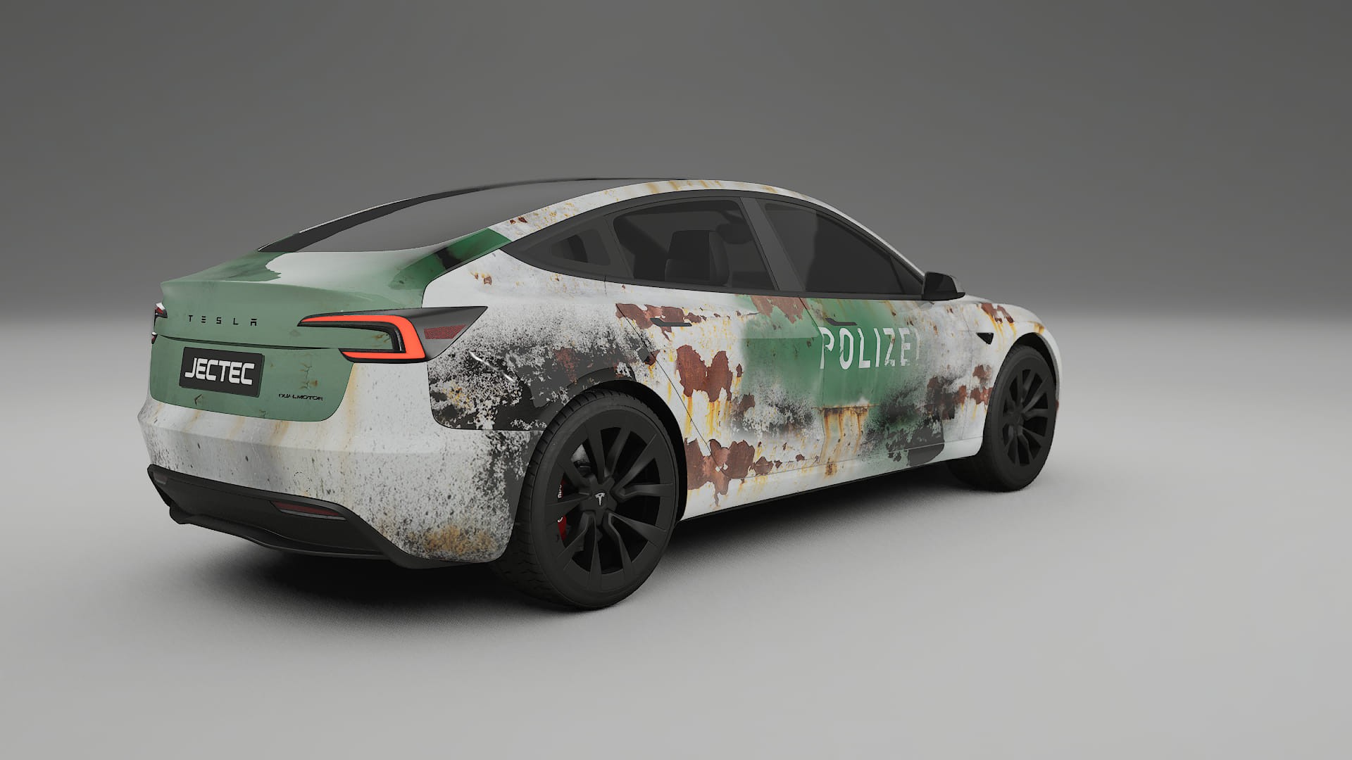 Tesla Model 3 Highland COBRA 11 – Design-Wrap PPF-Kit aus bedruckbarer Polyurethanfolie