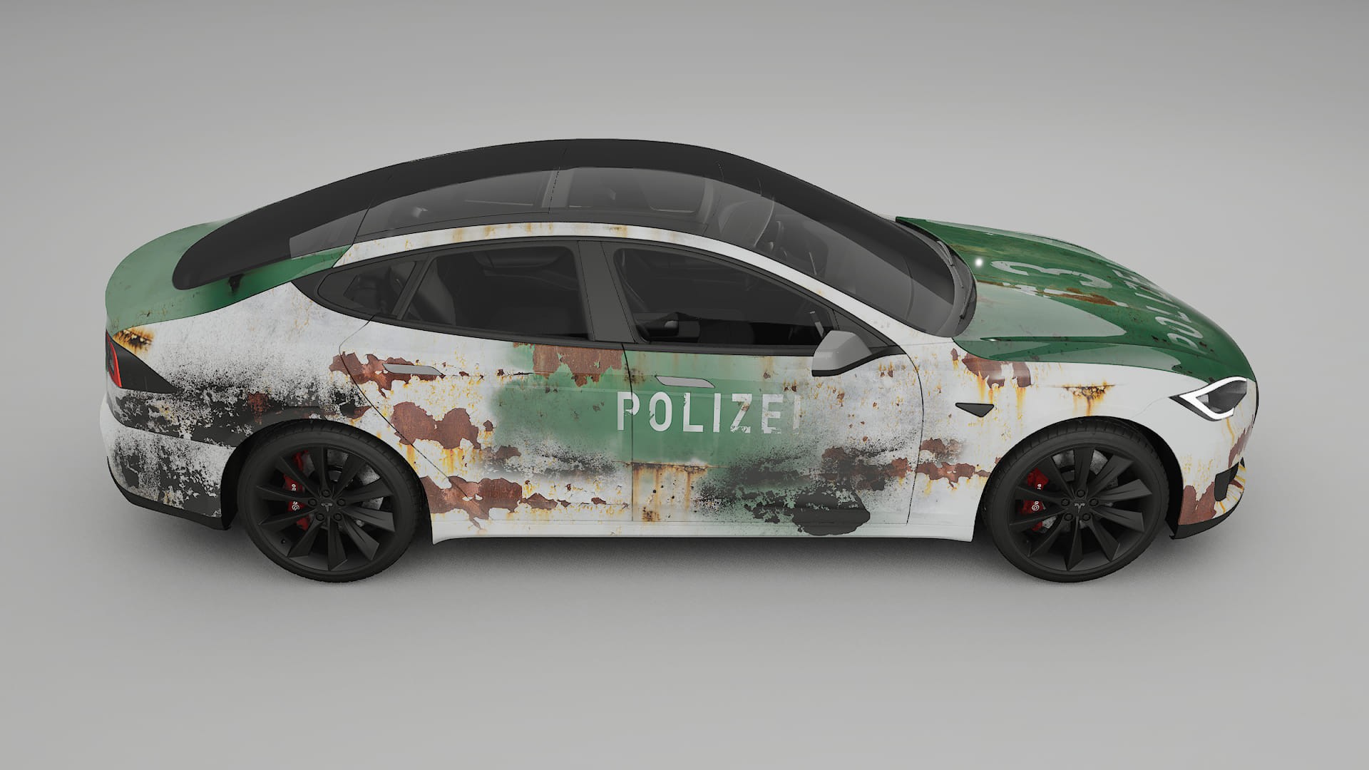 Tesla Model-S COBRA 11 – Design-Wrap PPF-Kit aus bedruckbarer Polyurethanfolie