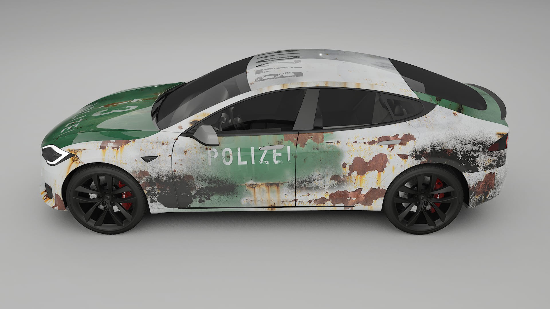 Tesla Model-S Refresh COBRA 11 – Design-Wrap PPF-Kit aus bedruckbarer Polyurethanfolie