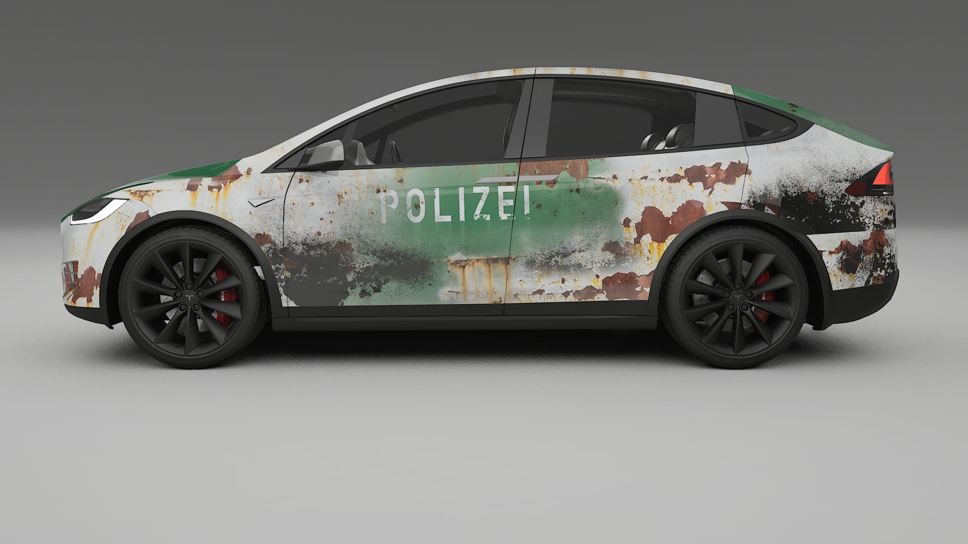 Tesla Model X COBRA 11 – Design-Wrap PPF-Kit aus bedruckbarer Polyurethanfolie