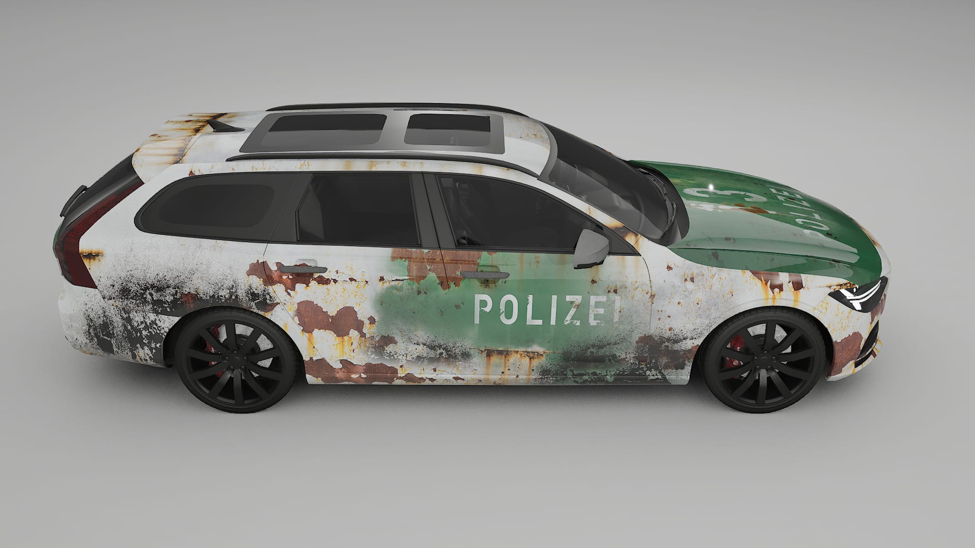 Volvo V90 P5 COBRA 11 – Design-Wrap PPF-Kit aus bedruckbarer Polyurethanfolie