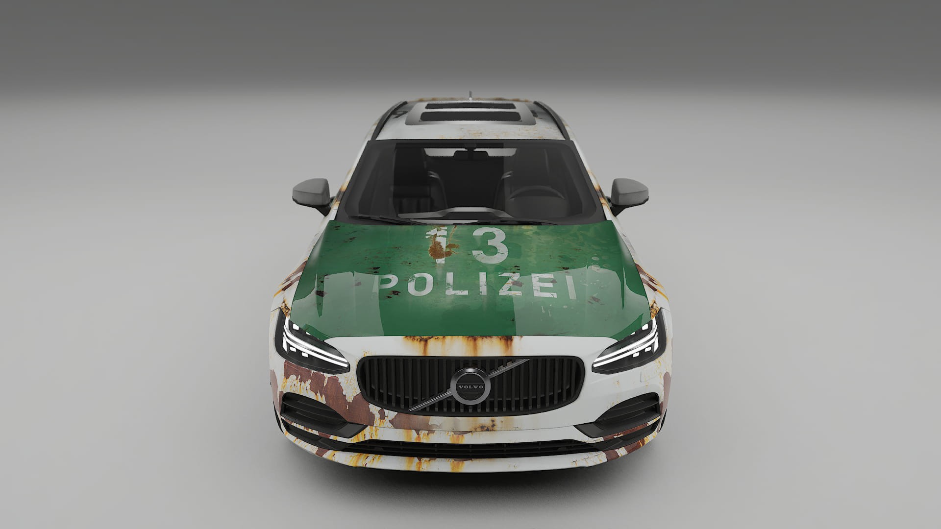 Volvo V90 P5 COBRA 11 – Design-Wrap PPF-Kit aus bedruckbarer Polyurethanfolie