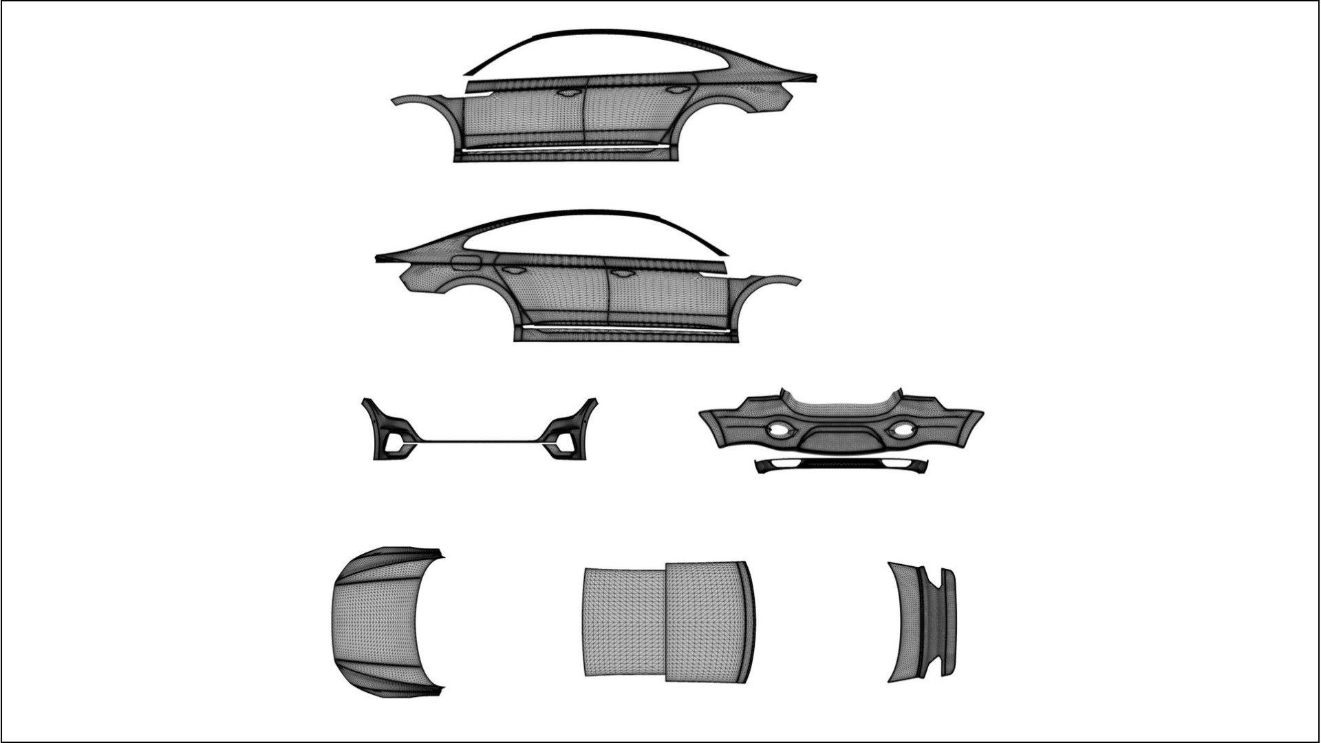 VW Arteon R 3H prefacelift pre-LCI COBRA 11 – Design-Wrap PPF-Kit aus bedruckbarer Polyurethanfolie 2