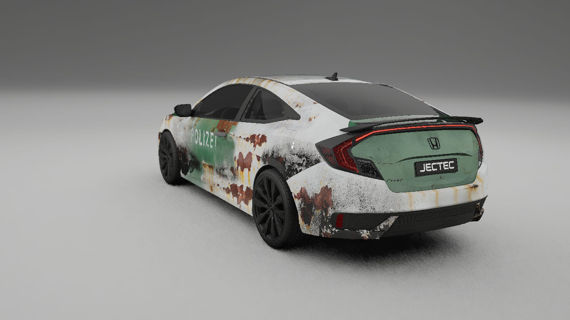 Honda Civic coupe prefacelift pre-LCI COBRA 11 – Design-Wrap PPF-Kit aus bedruckbarer Polyurethanfolie