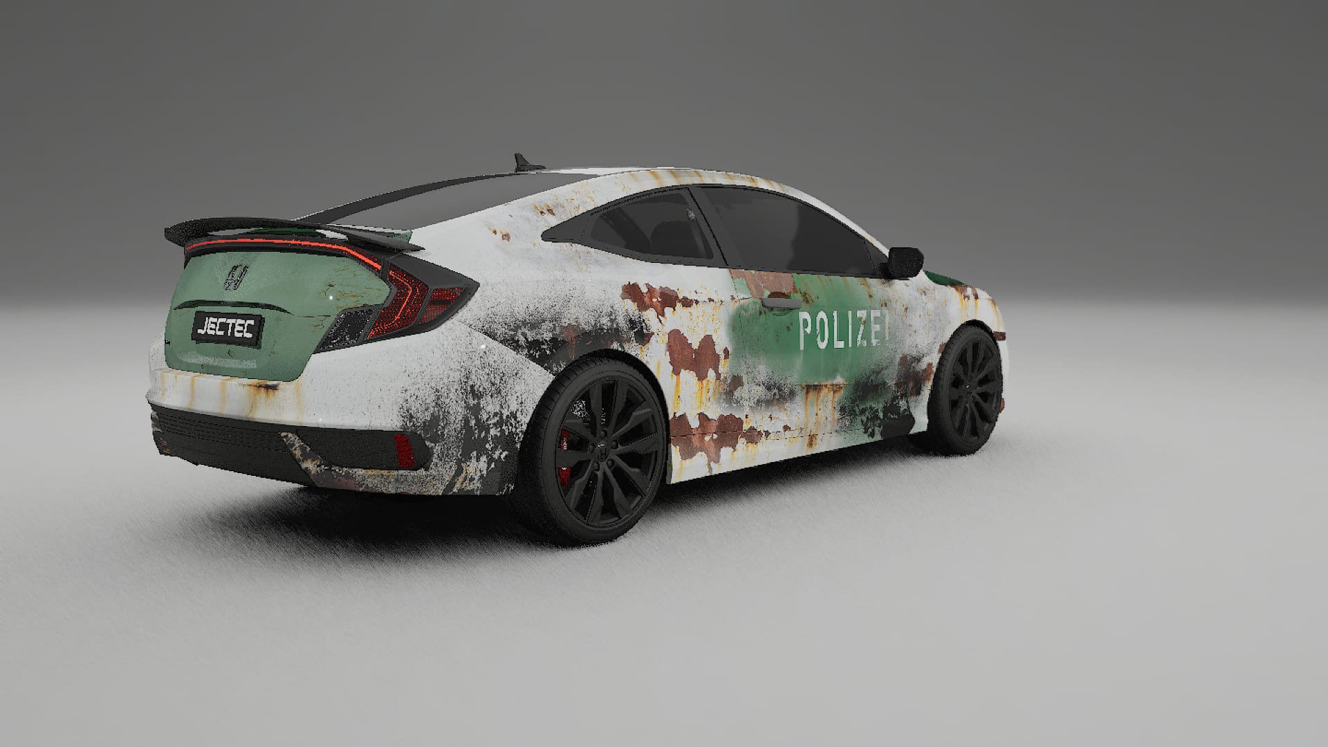 Honda Civic coupe prefacelift pre-LCI COBRA 11 – Design-Wrap PPF-Kit aus bedruckbarer Polyurethanfolie
