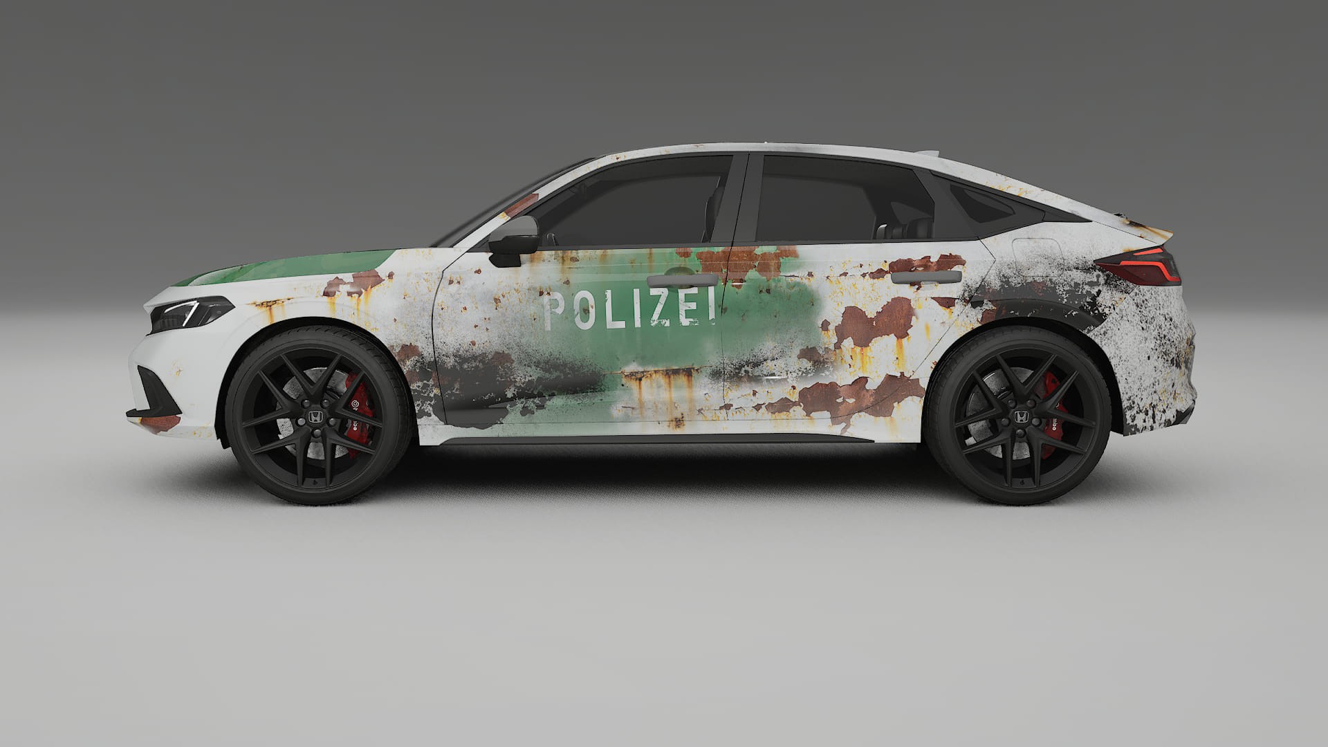 Honda Civic hatchback COBRA 11 – Design-Wrap PPF-Kit aus bedruckbarer Polyurethanfolie