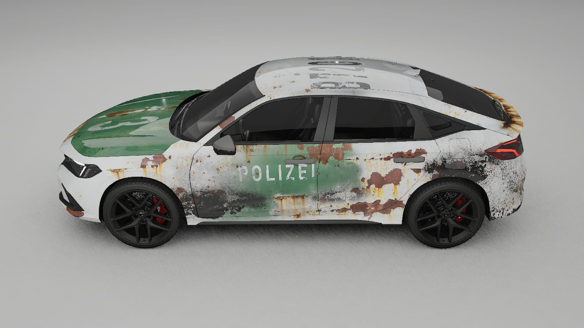 Honda Civic hatchback COBRA 11 – Design-Wrap PPF-Kit aus bedruckbarer Polyurethanfolie