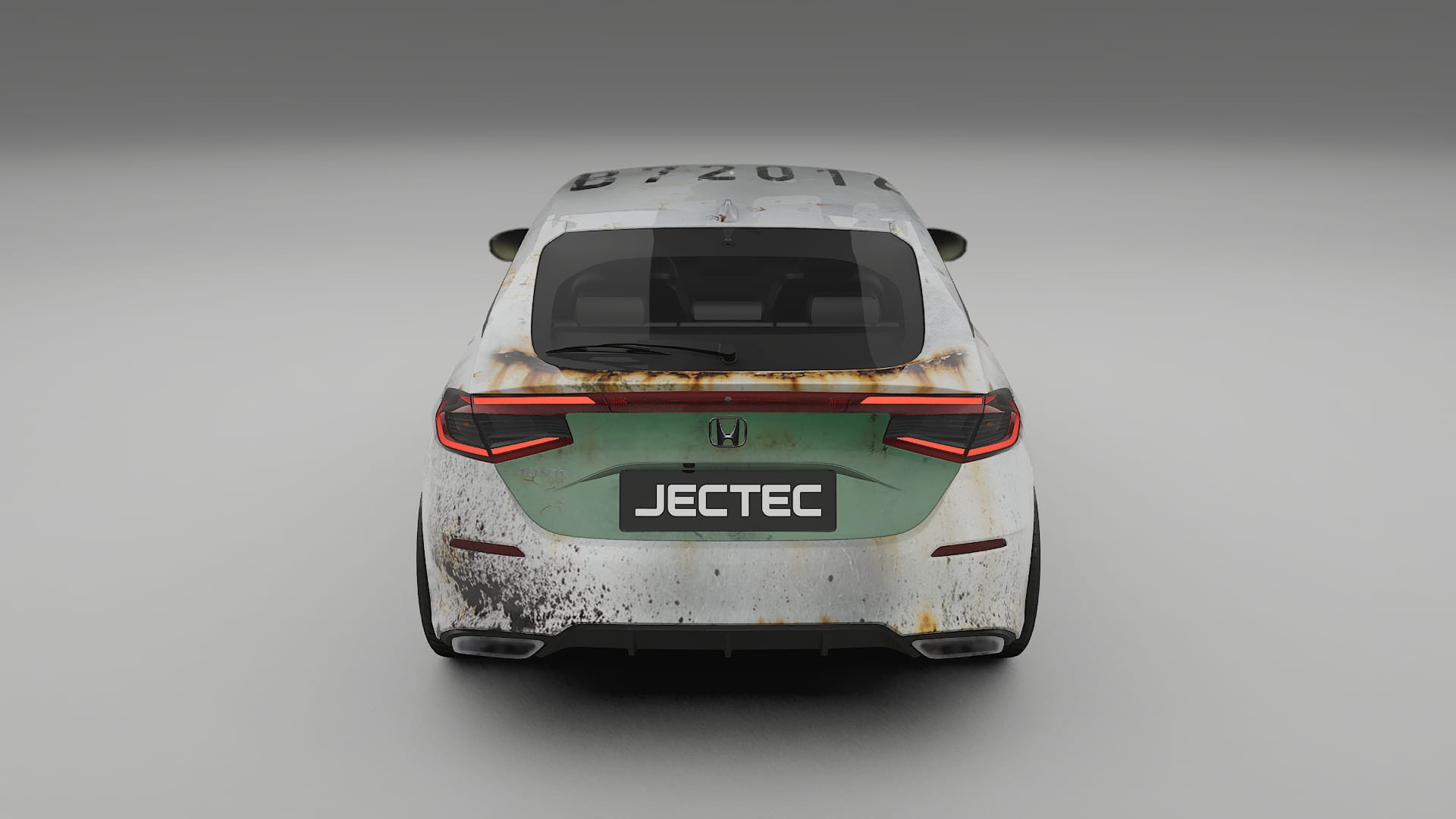 Honda Civic hatchback COBRA 11 – Design-Wrap PPF-Kit aus bedruckbarer Polyurethanfolie