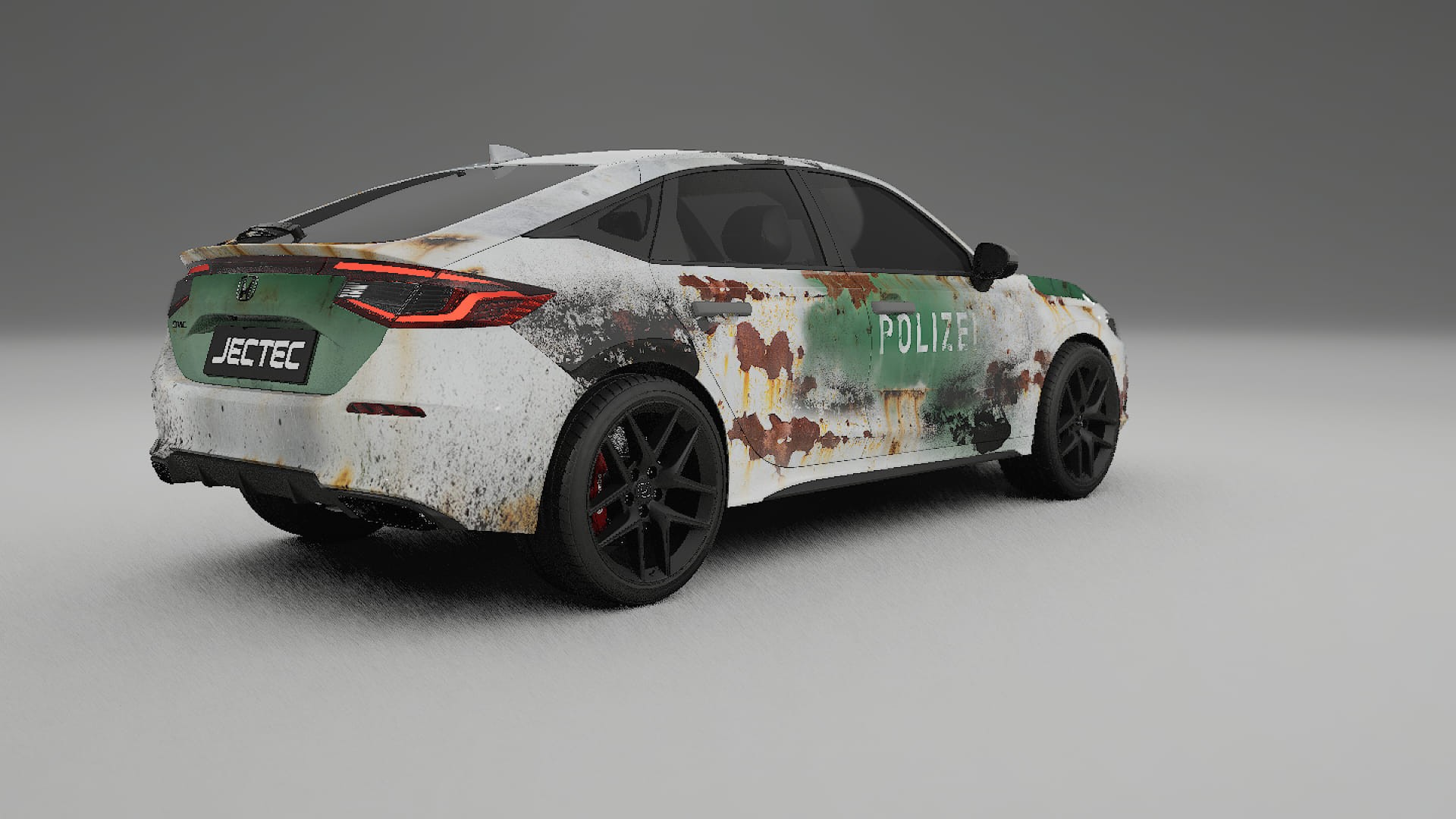 Honda Civic hatchback COBRA 11 – Design-Wrap PPF-Kit aus bedruckbarer Polyurethanfolie