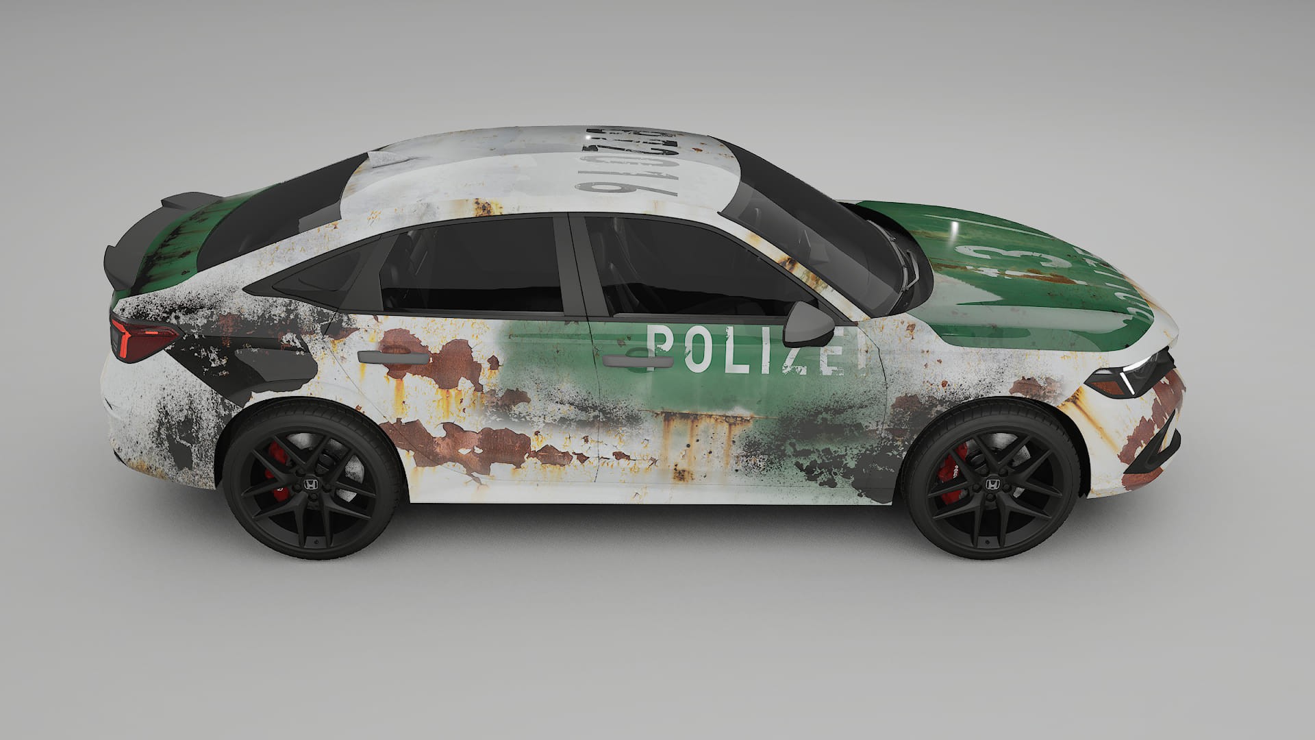 Honda Civic Si COBRA 11 – Design-Wrap PPF-Kit aus bedruckbarer Polyurethanfolie