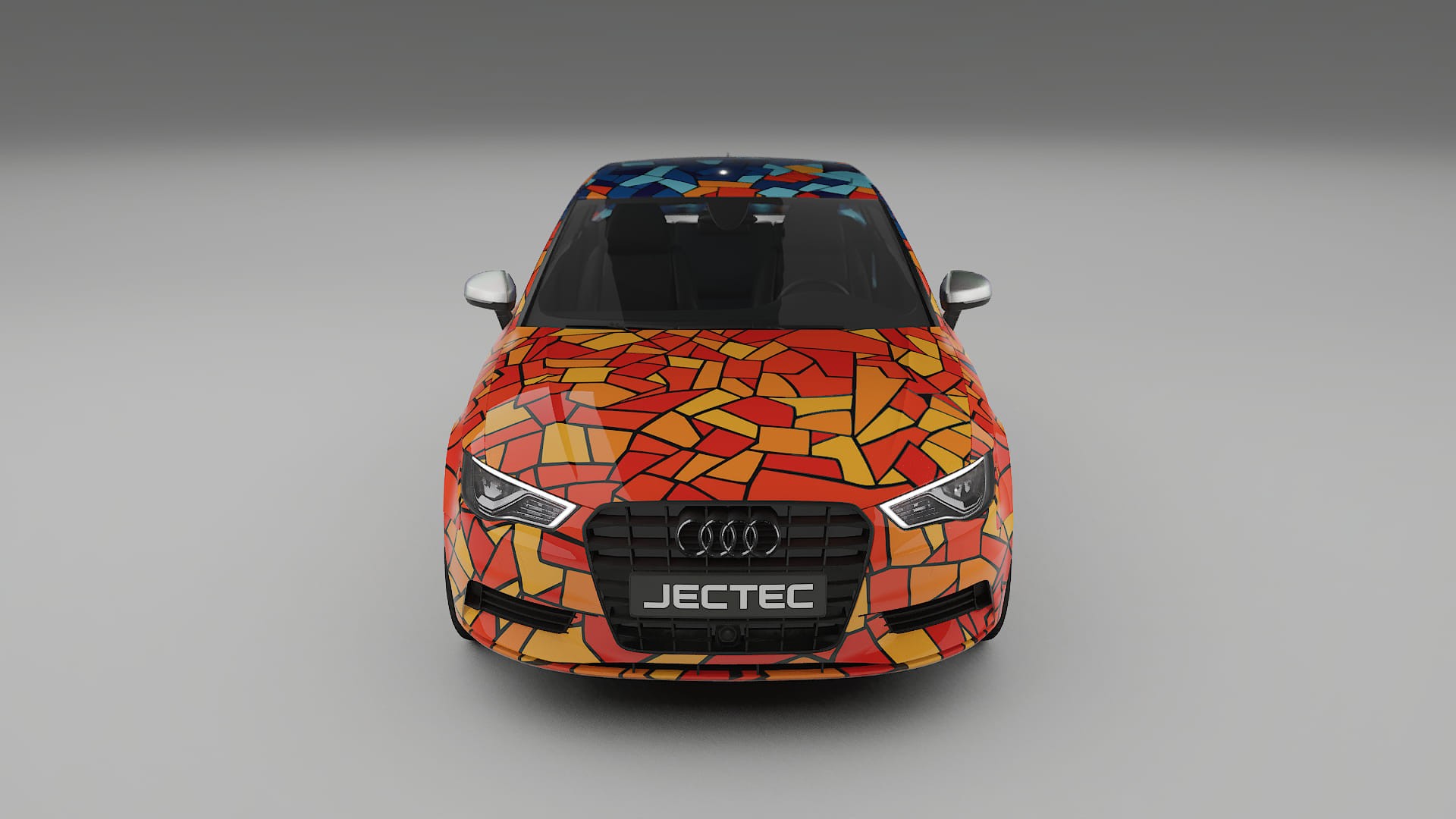 Audi A3 8V sedan prefacelift pre-LCI BARCELONA Designed Wrap PPF Kit – Printable Polyurethane Film