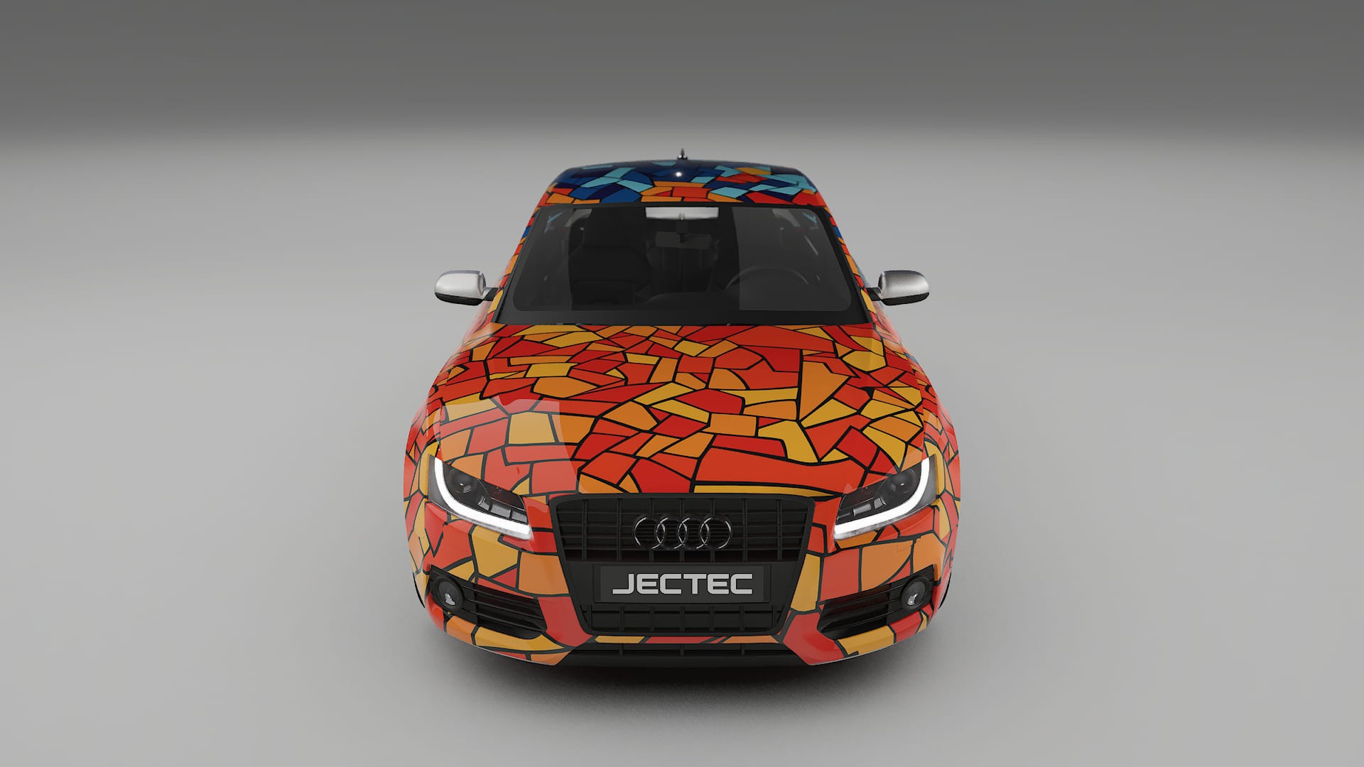 Audi A5 8T Sportback prefacelift pre-LCI BARCELONA – Design-Wrap PPF-Kit aus bedruckbarer Polyurethanfolie