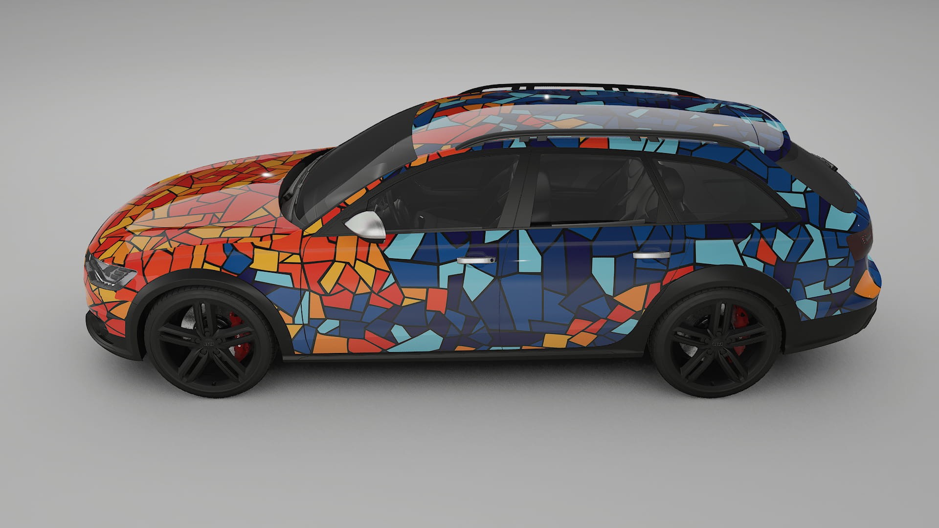 Audi A6 Allroad C7 prefacelift pre-LCI BARCELONA Designed Wrap PPF Kit – Printable Polyurethane Film