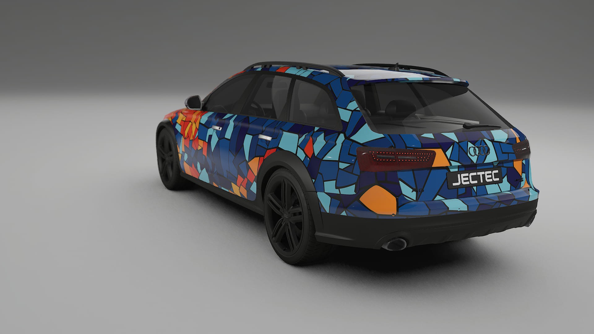 Audi A6 Allroad C7 prefacelift pre-LCI BARCELONA – Design-Wrap PPF-Kit aus bedruckbarer Polyurethanfolie
