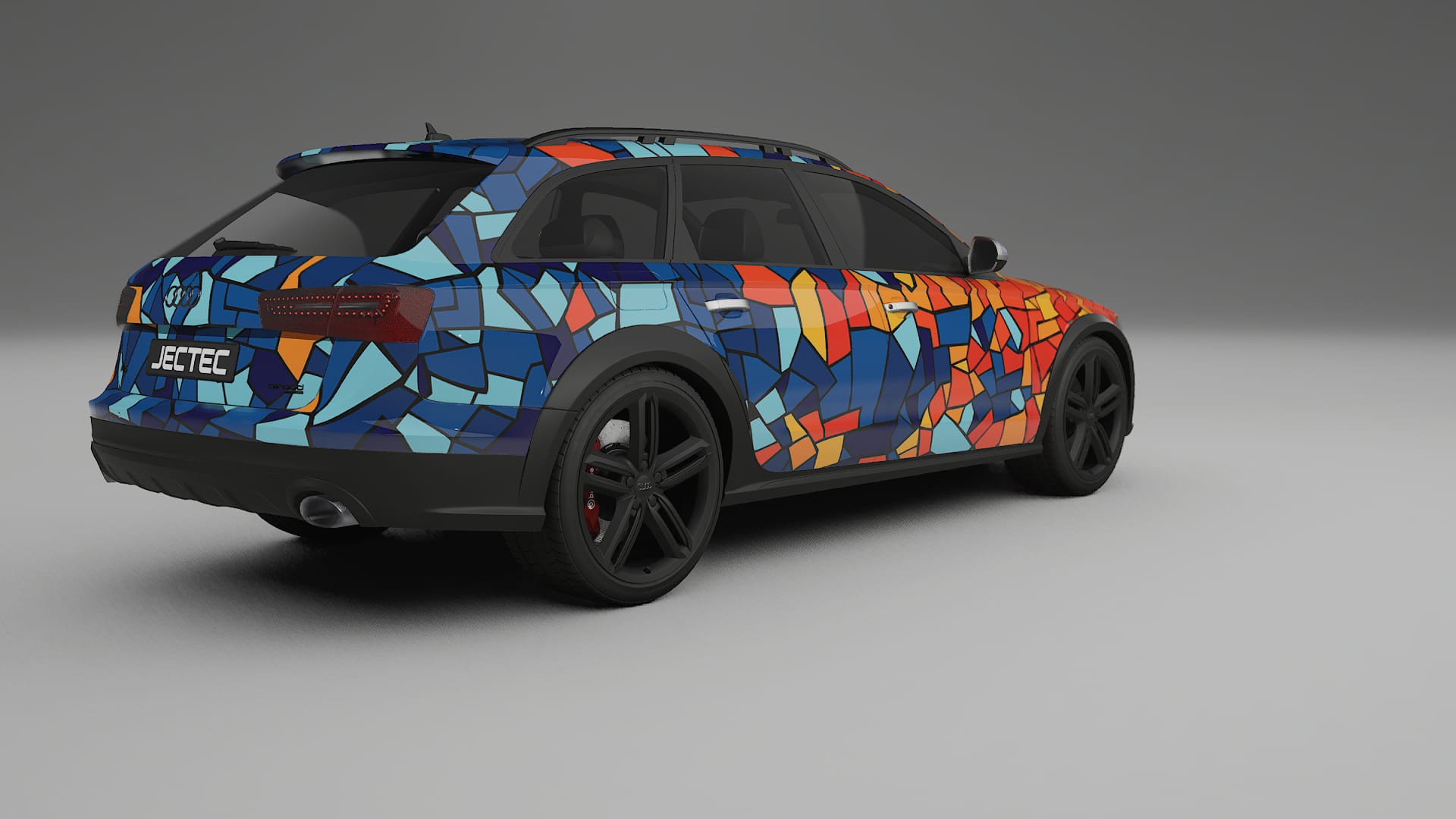 Audi A6 Allroad C7 prefacelift pre-LCI BARCELONA – Design-Wrap PPF-Kit aus bedruckbarer Polyurethanfolie