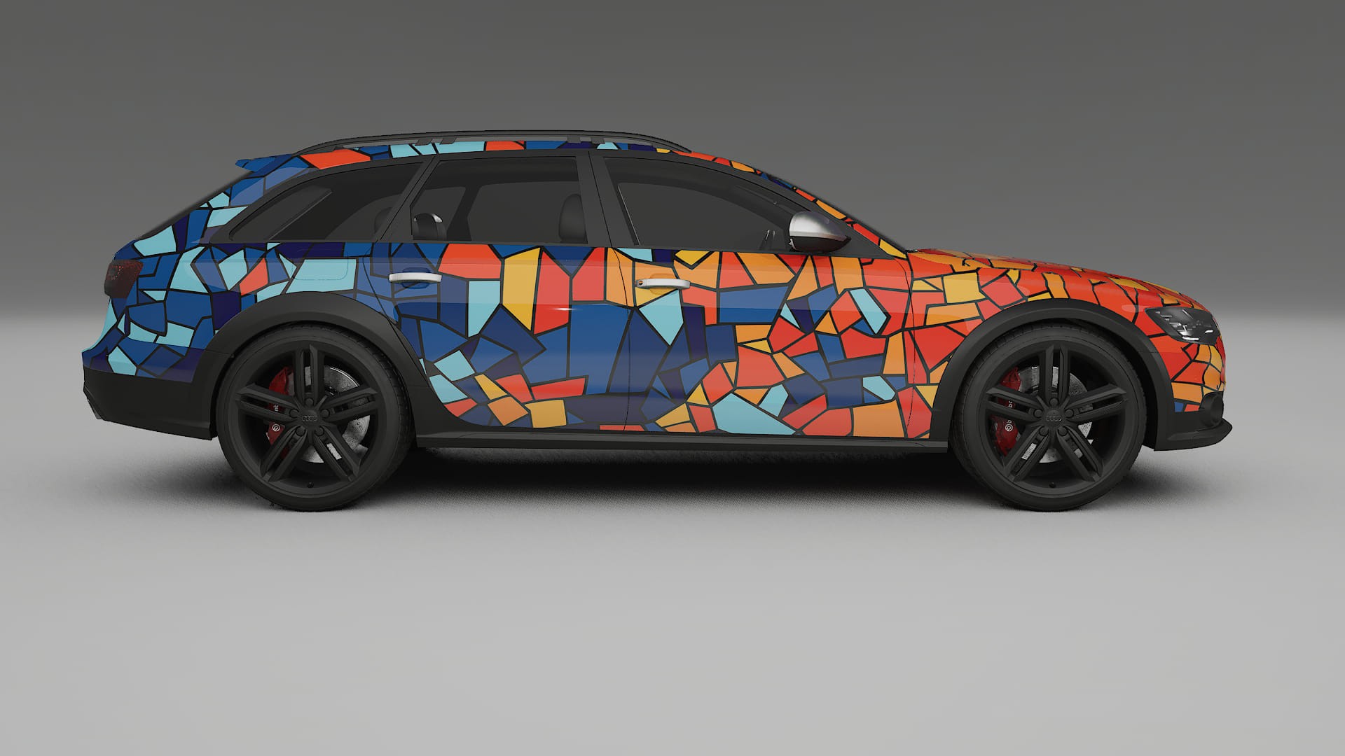 Audi A6 Allroad C7 prefacelift pre-LCI BARCELONA Designed Wrap PPF Kit – Printable Polyurethane Film