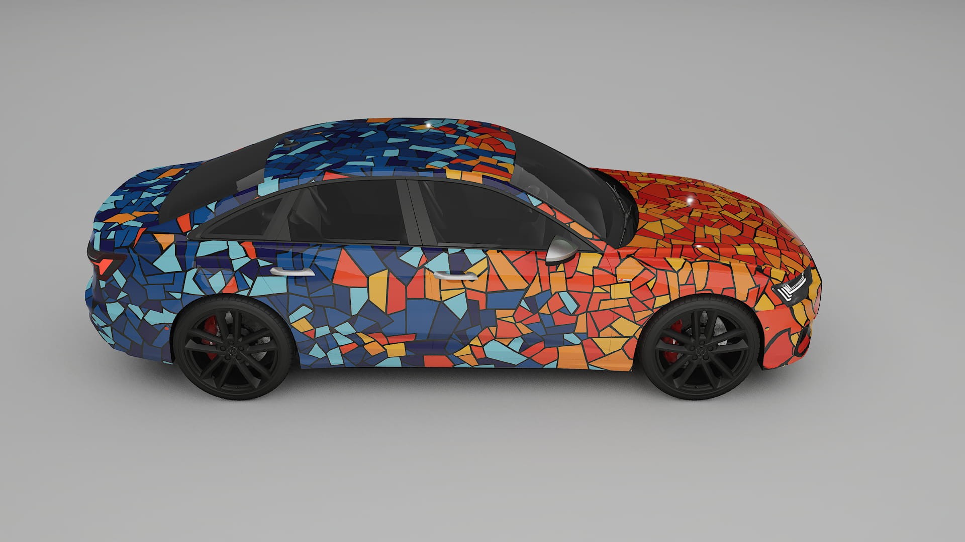 Audi A6 S-Line C8 BARCELONA Designed Wrap PPF Kit – Printable Polyurethane Film