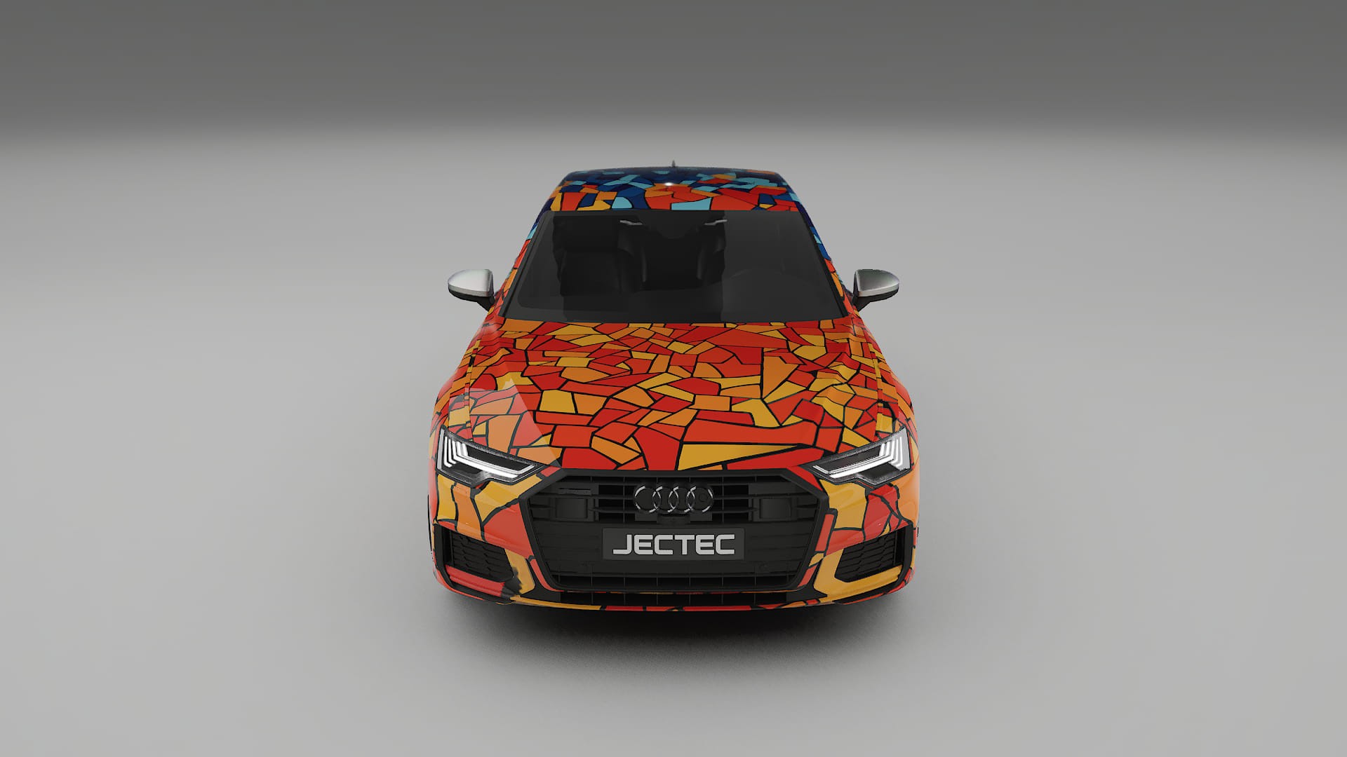 Audi A6 S-Line C8 BARCELONA – Design-Wrap PPF-Kit aus bedruckbarer Polyurethanfolie