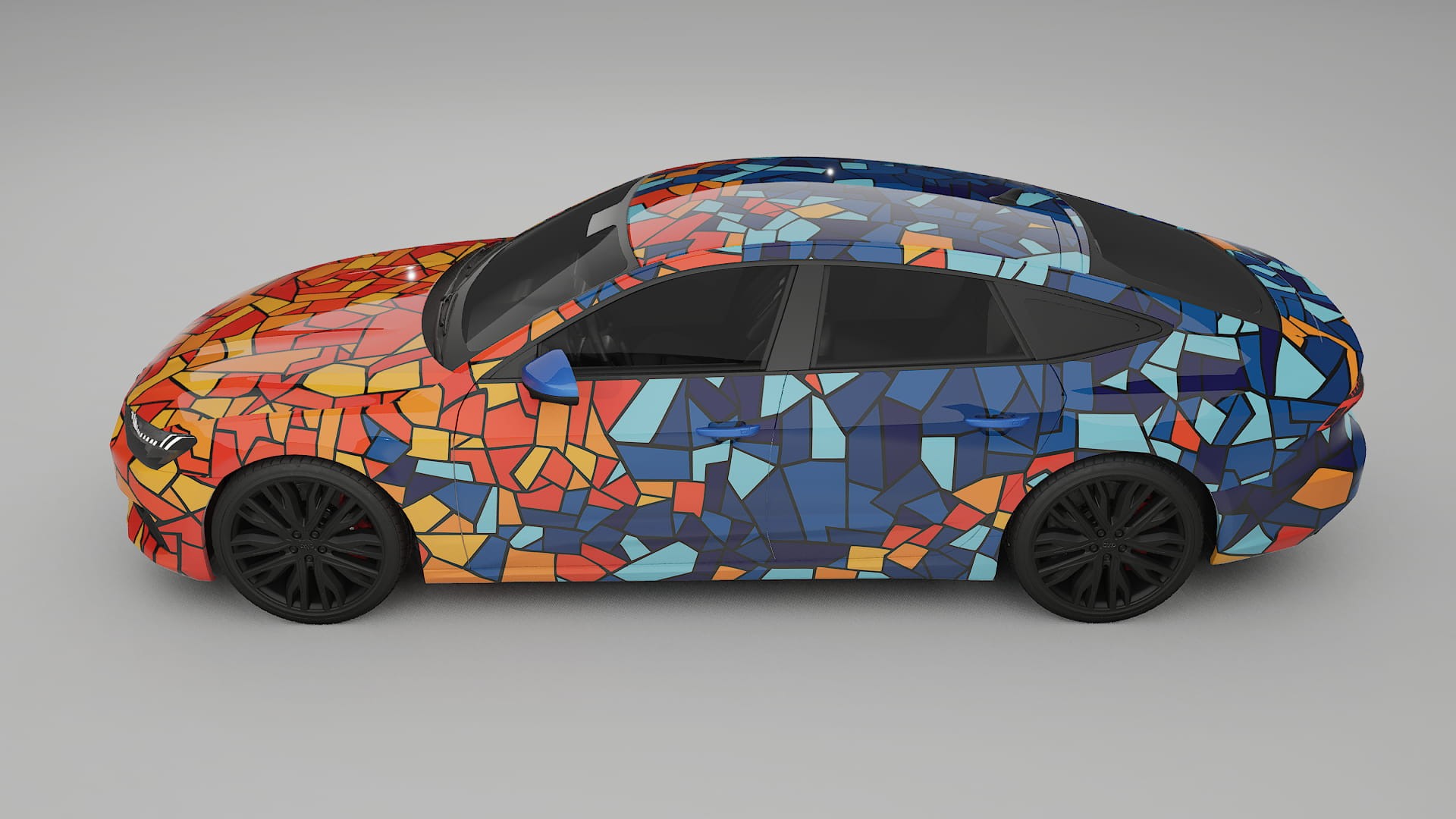 Audi A7 C8 Sportback prefacelift pre-LCI BARCELONA Designed Wrap PPF Kit – Printable Polyurethane Film