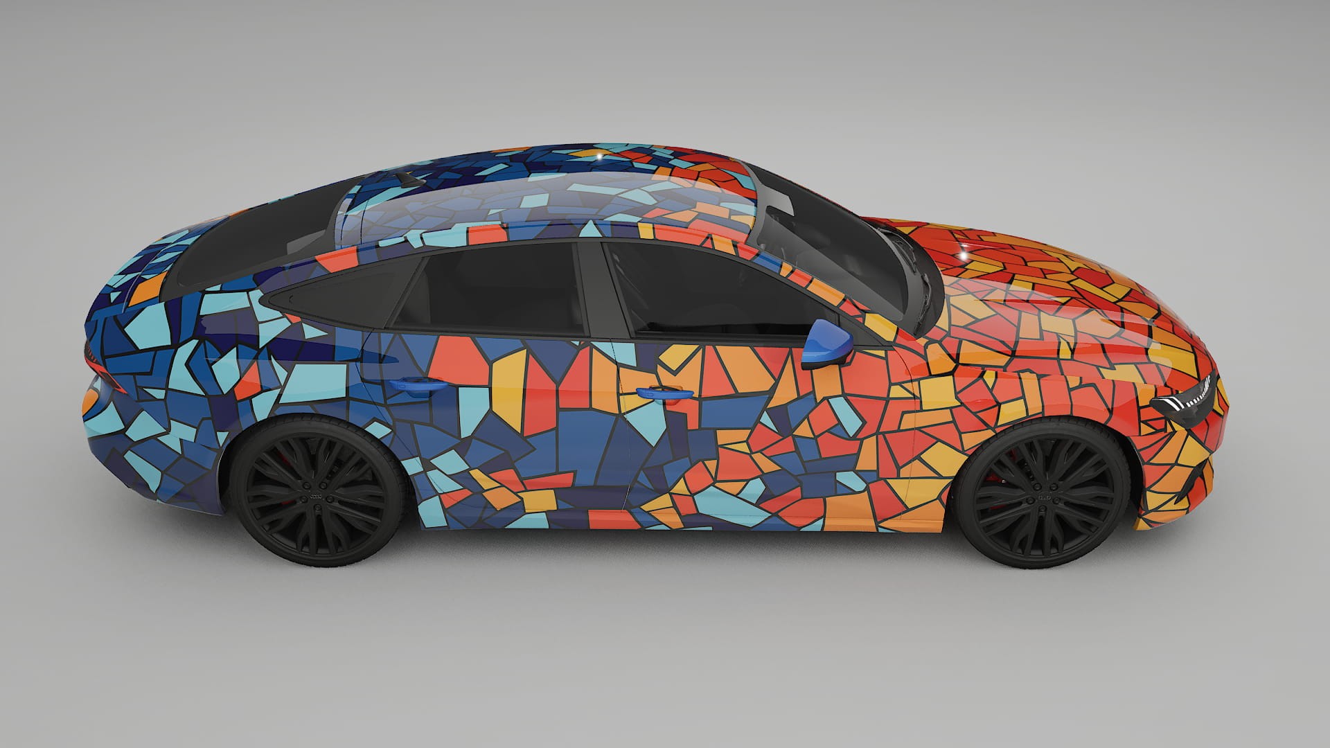 Audi A7 C8 Sportback prefacelift pre-LCI BARCELONA Designed Wrap PPF Kit – Printable Polyurethane Film