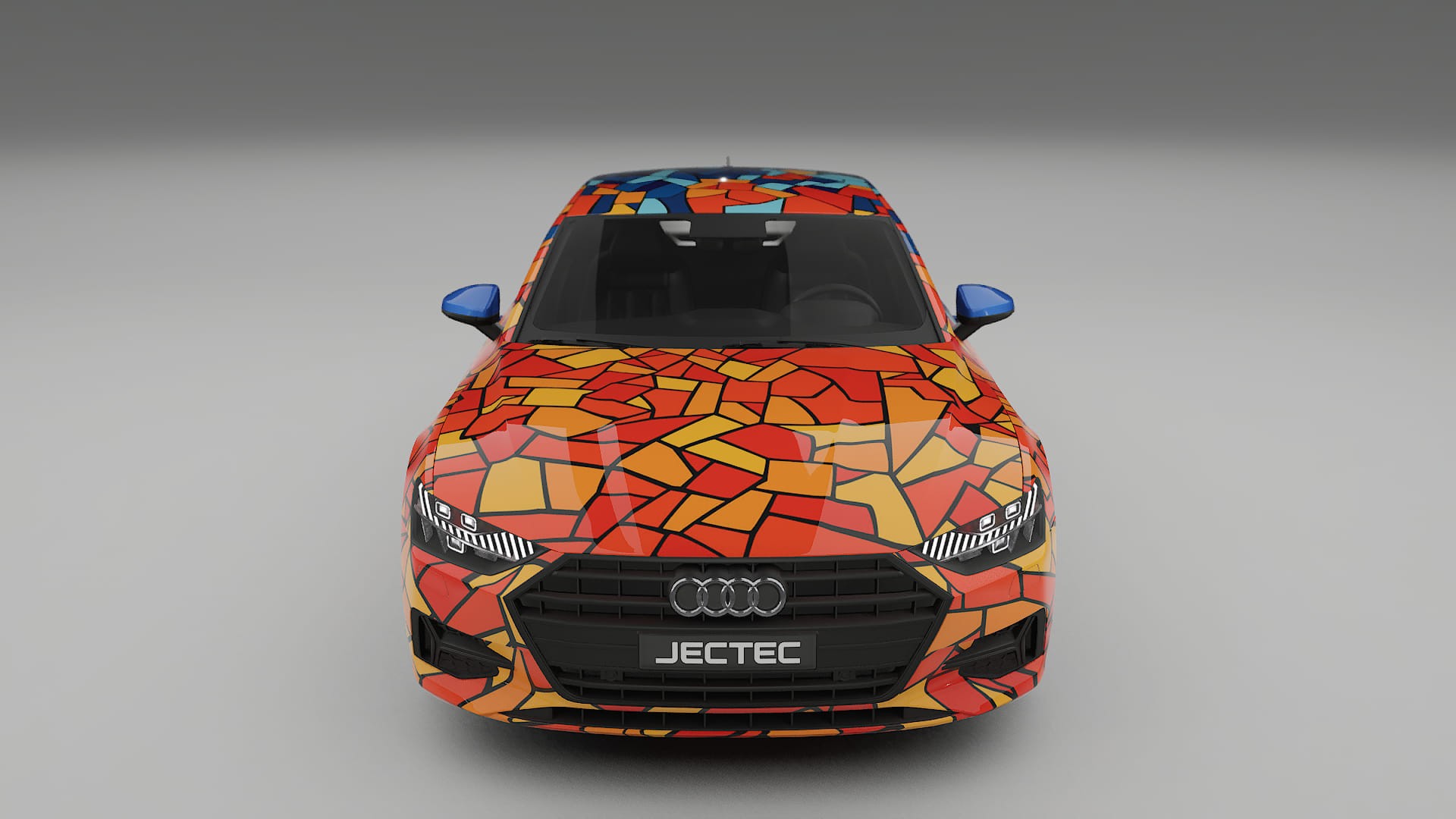 Audi A7 C8 Sportback prefacelift pre-LCI BARCELONA – Design-Wrap PPF-Kit aus bedruckbarer Polyurethanfolie