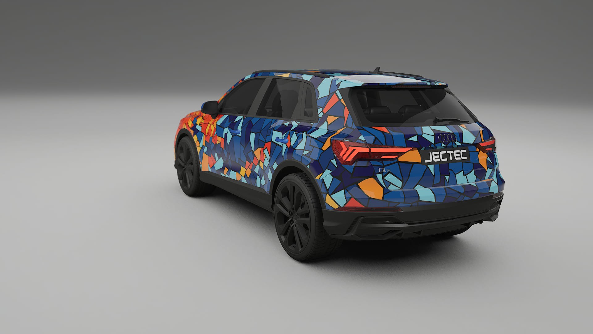 Audi Q3 S-Line F3 BARCELONA Designed Wrap PPF Kit – Printable Polyurethane Film