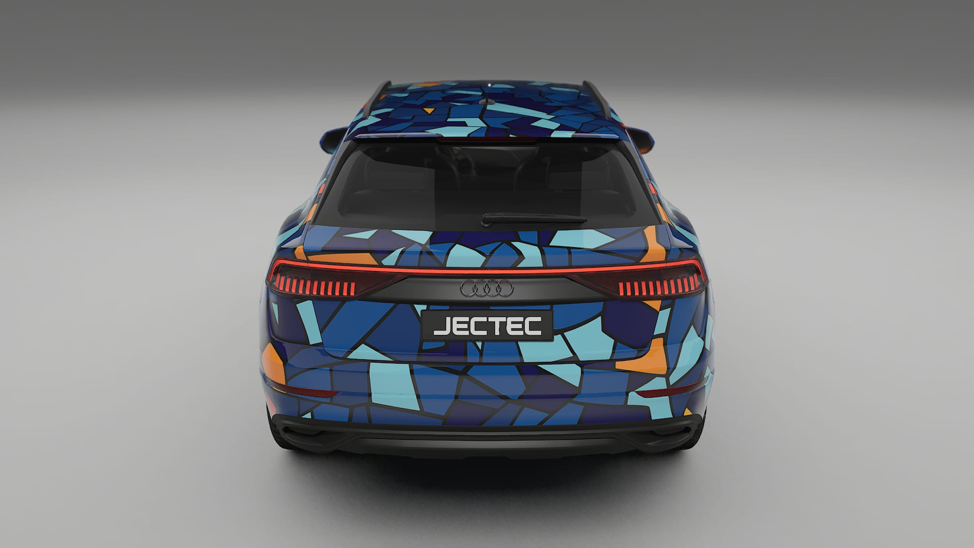 Audi Q8 F1 prefacelift pre-LCI BARCELONA Designed Wrap PPF Kit – Printable Polyurethane Film