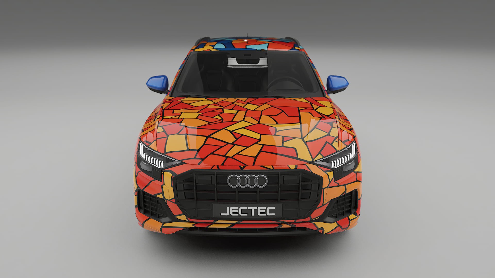 Audi Q8 F1 prefacelift pre-LCI BARCELONA Designed Wrap PPF Kit – Printable Polyurethane Film