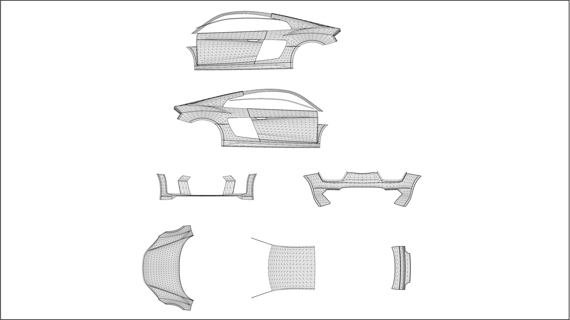 Audi R8 typ-4S prefacelift pre-LCI BARCELONA – Design-Wrap PPF-Kit aus bedruckbarer Polyurethanfolie 2