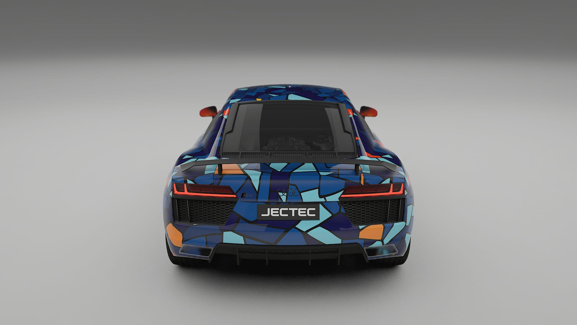 Audi R8 typ-4S prefacelift pre-LCI BARCELONA Designed Wrap PPF Kit – Printable Polyurethane Film