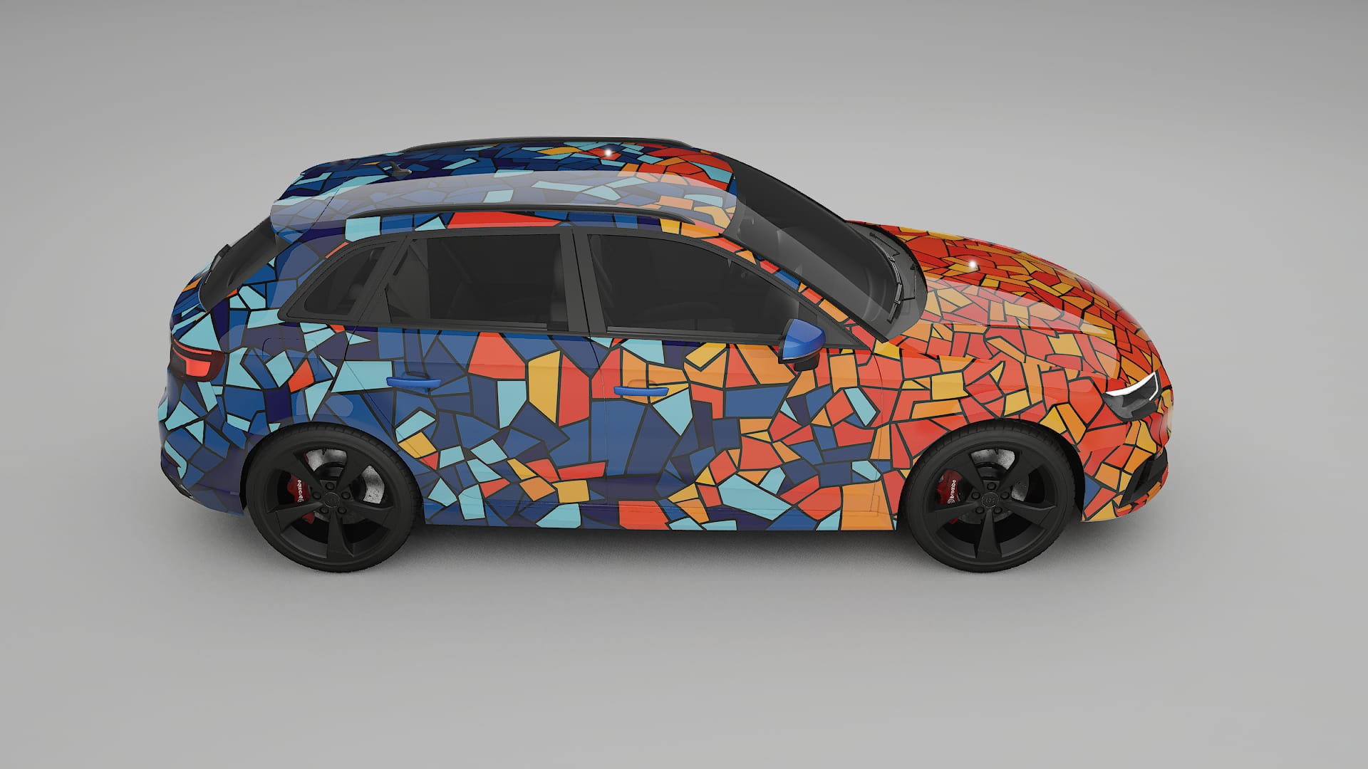 Audi RS3 Sportback 8V facelift LCI BARCELONA Designed Wrap PPF Kit – Printable Polyurethane Film