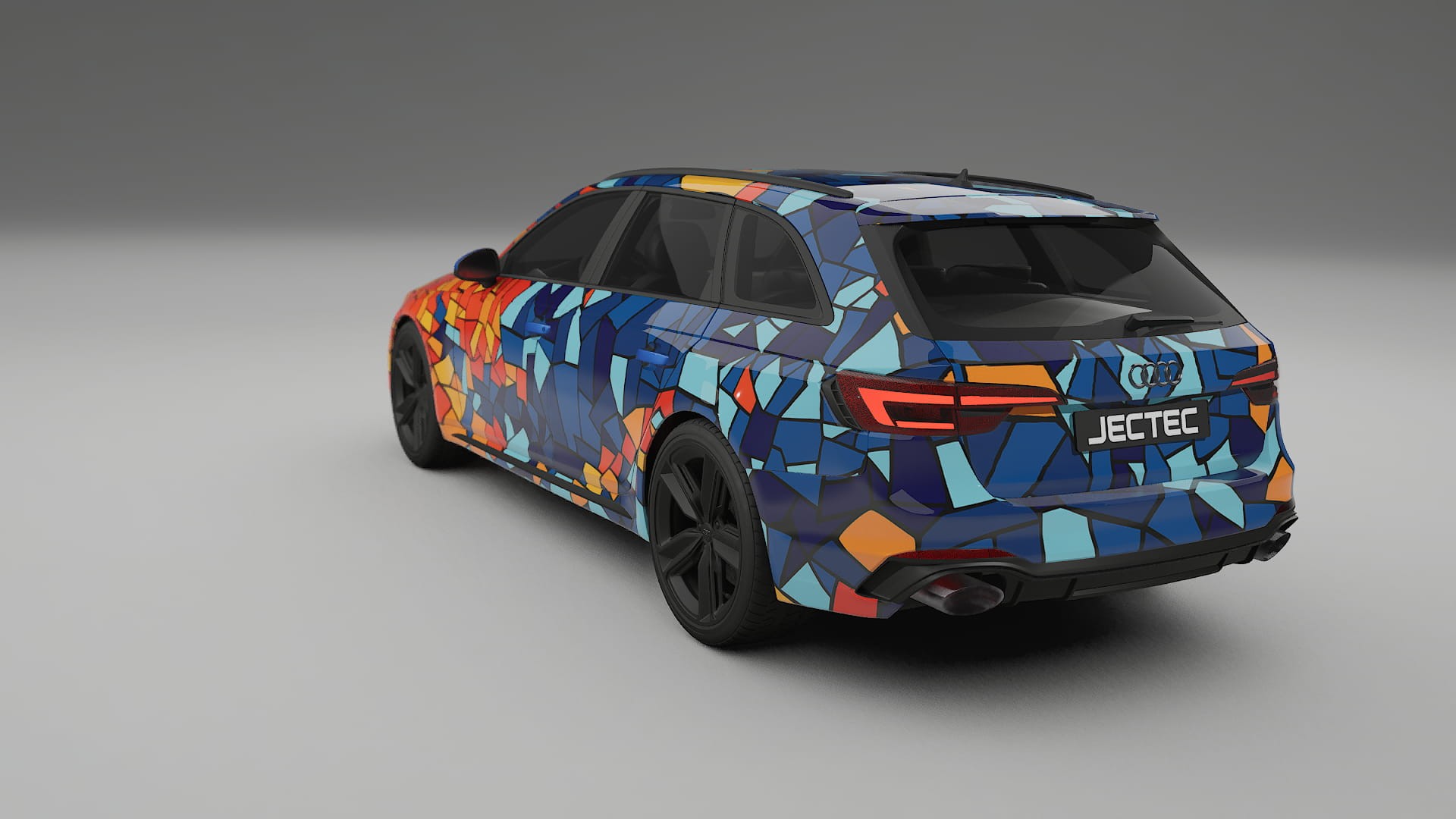 Audi RS4 Avant B9 prefacelift pre-LCI BARCELONA Designed Wrap PPF Kit – Printable Polyurethane Film