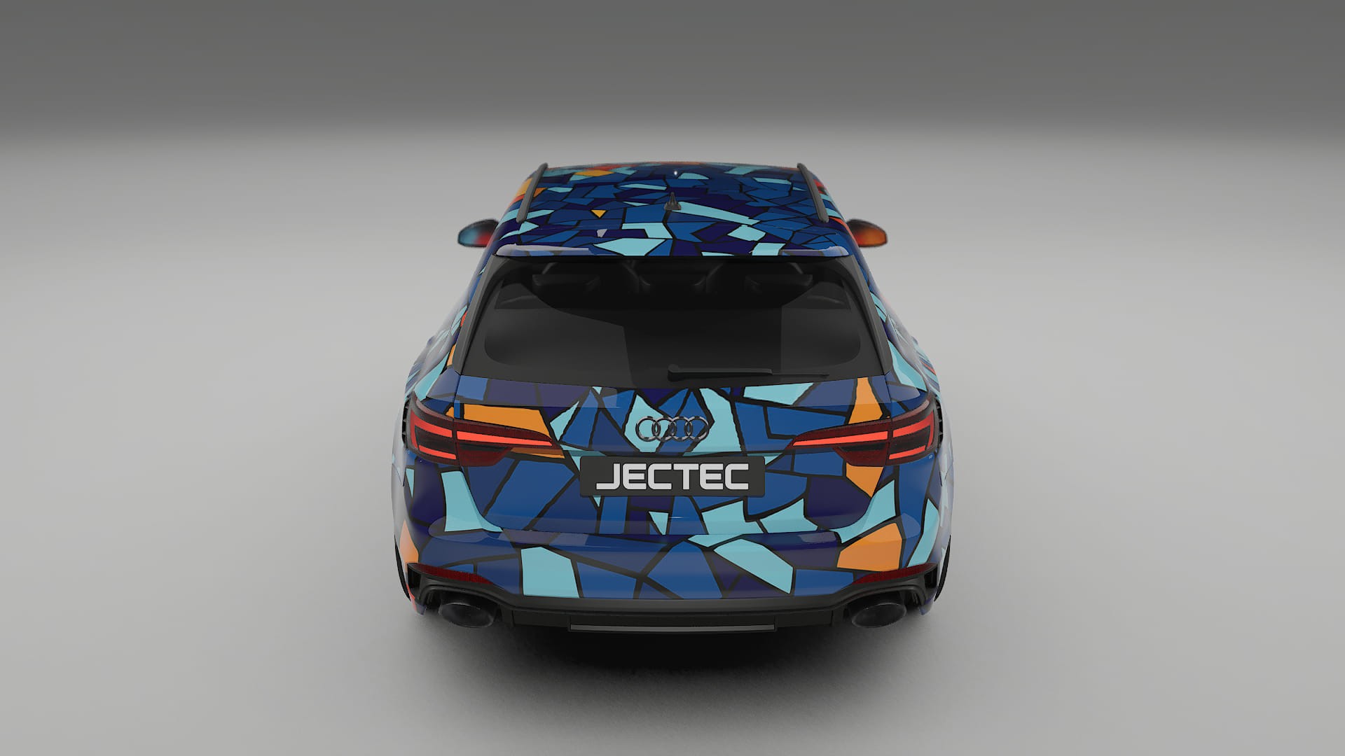 Audi RS4 Avant B9 prefacelift pre-LCI BARCELONA – Design-Wrap PPF-Kit aus bedruckbarer Polyurethanfolie