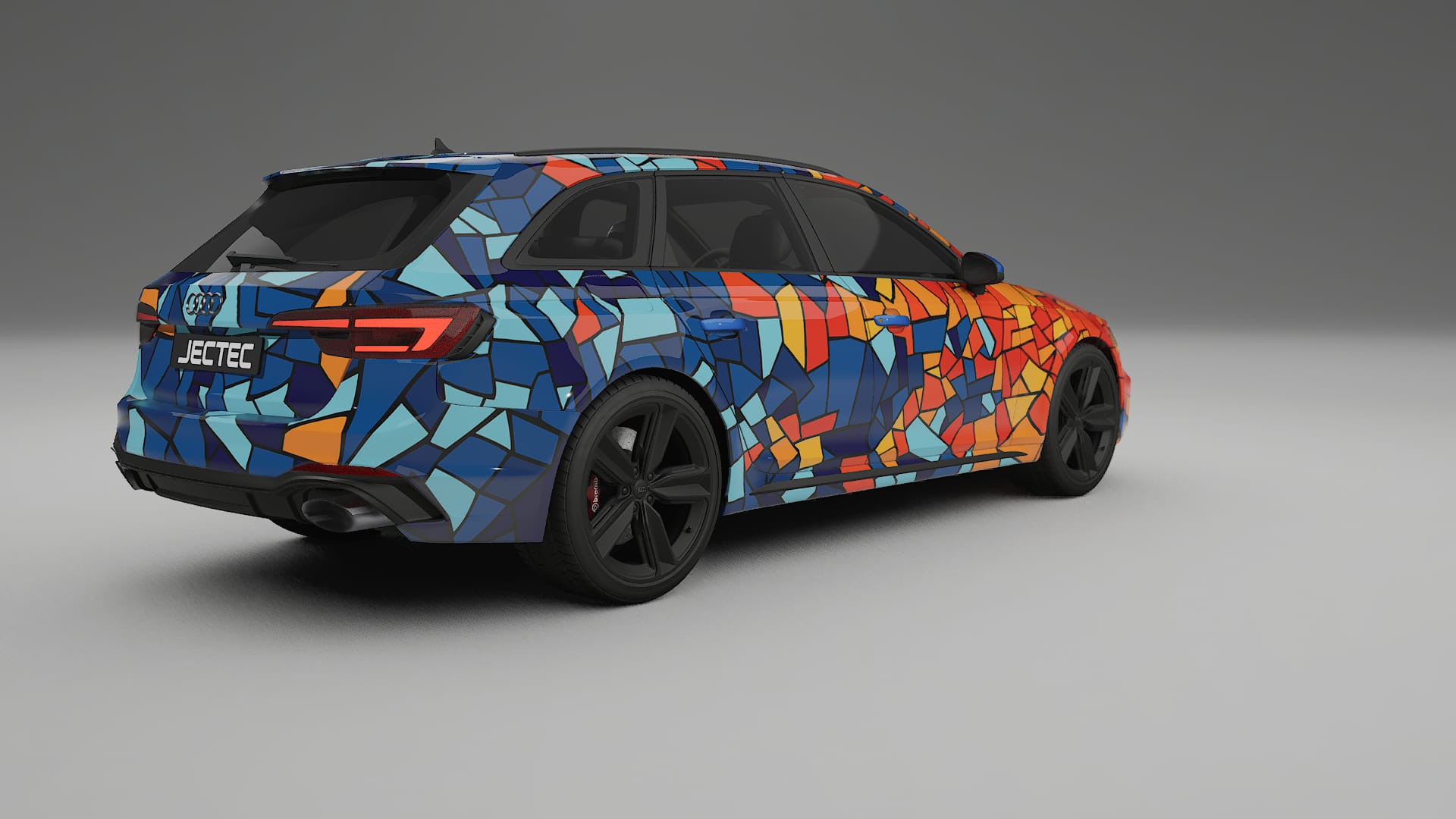 Audi RS4 Avant B9 prefacelift pre-LCI BARCELONA – Design-Wrap PPF-Kit aus bedruckbarer Polyurethanfolie