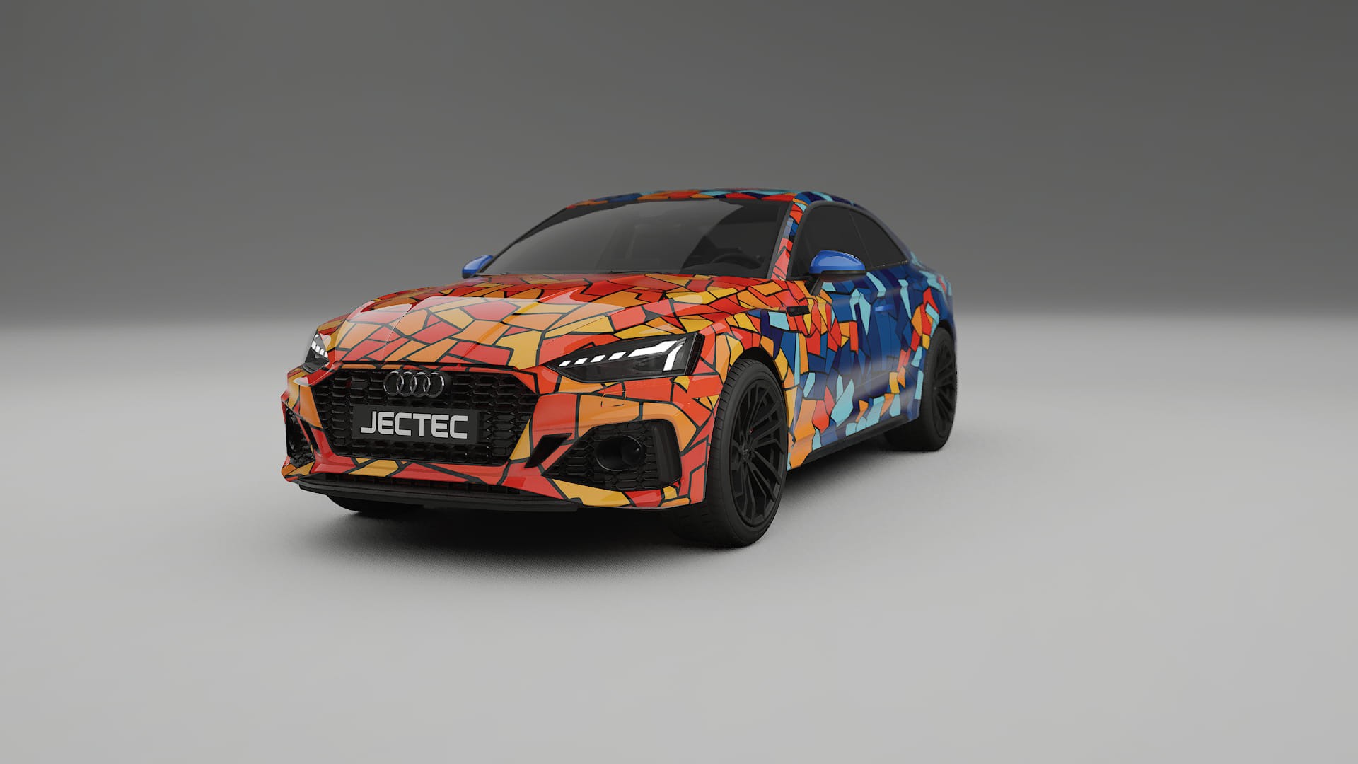 Audi RS5 Coupe B9 facelift pre-LCI BARCELONA – Design-Wrap PPF-Kit aus bedruckbarer Polyurethanfolie