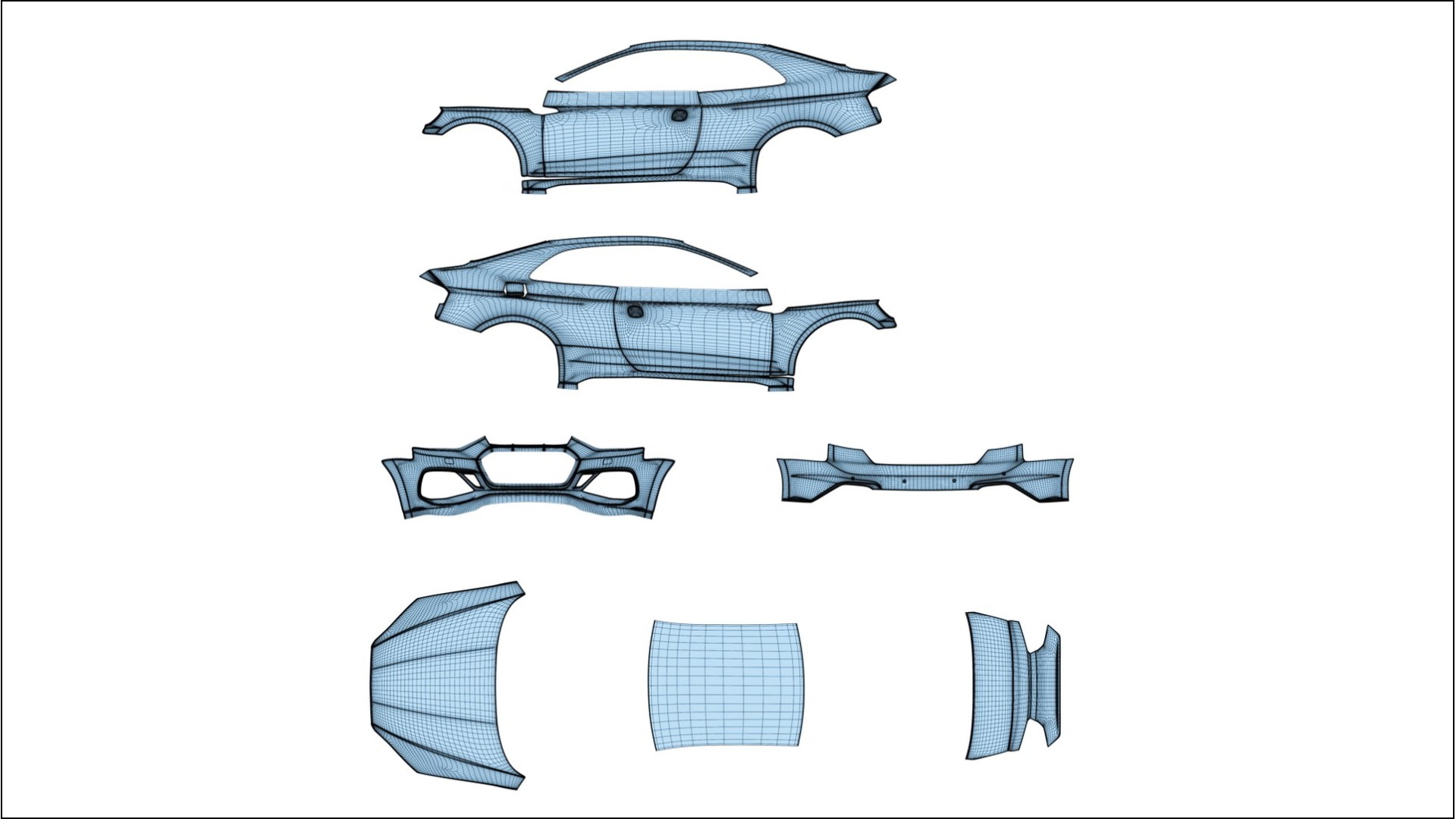 Audi RS5 Coupe B9 facelift pre-LCI BARCELONA Designed Wrap PPF Kit – Printable Polyurethane Film