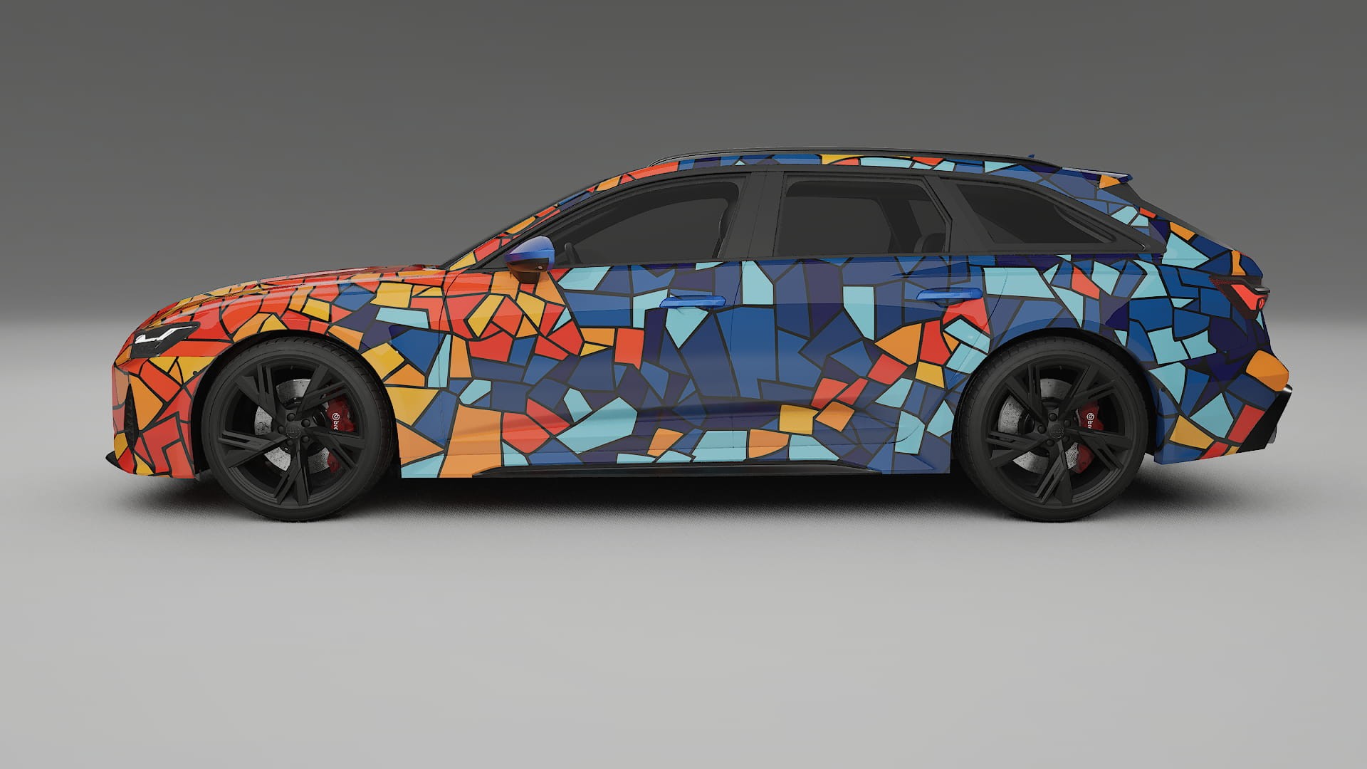 Audi RS6 Avant C8 facelift LCI BARCELONA Designed Wrap PPF Kit – Printable Polyurethane Film