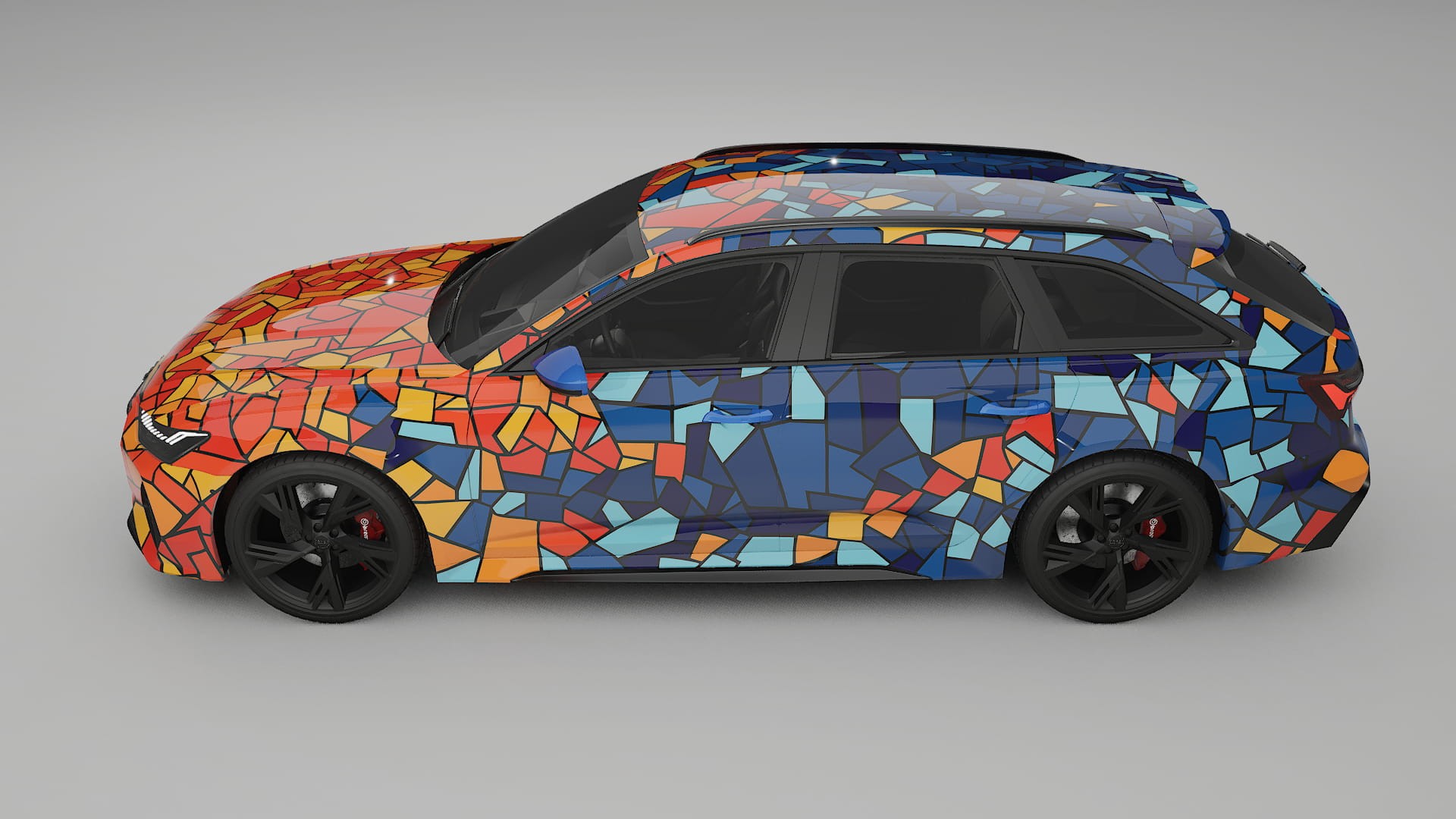 Audi RS6 Avant C8 facelift LCI BARCELONA Designed Wrap PPF Kit – Printable Polyurethane Film