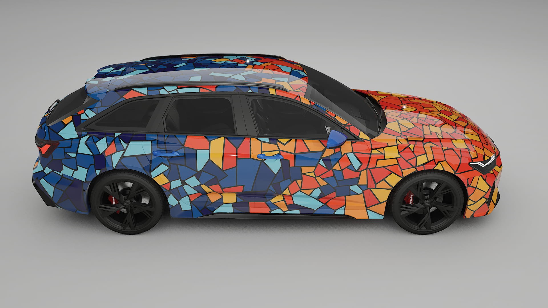 Audi RS6 Avant C8 facelift LCI BARCELONA Designed Wrap PPF Kit – Printable Polyurethane Film