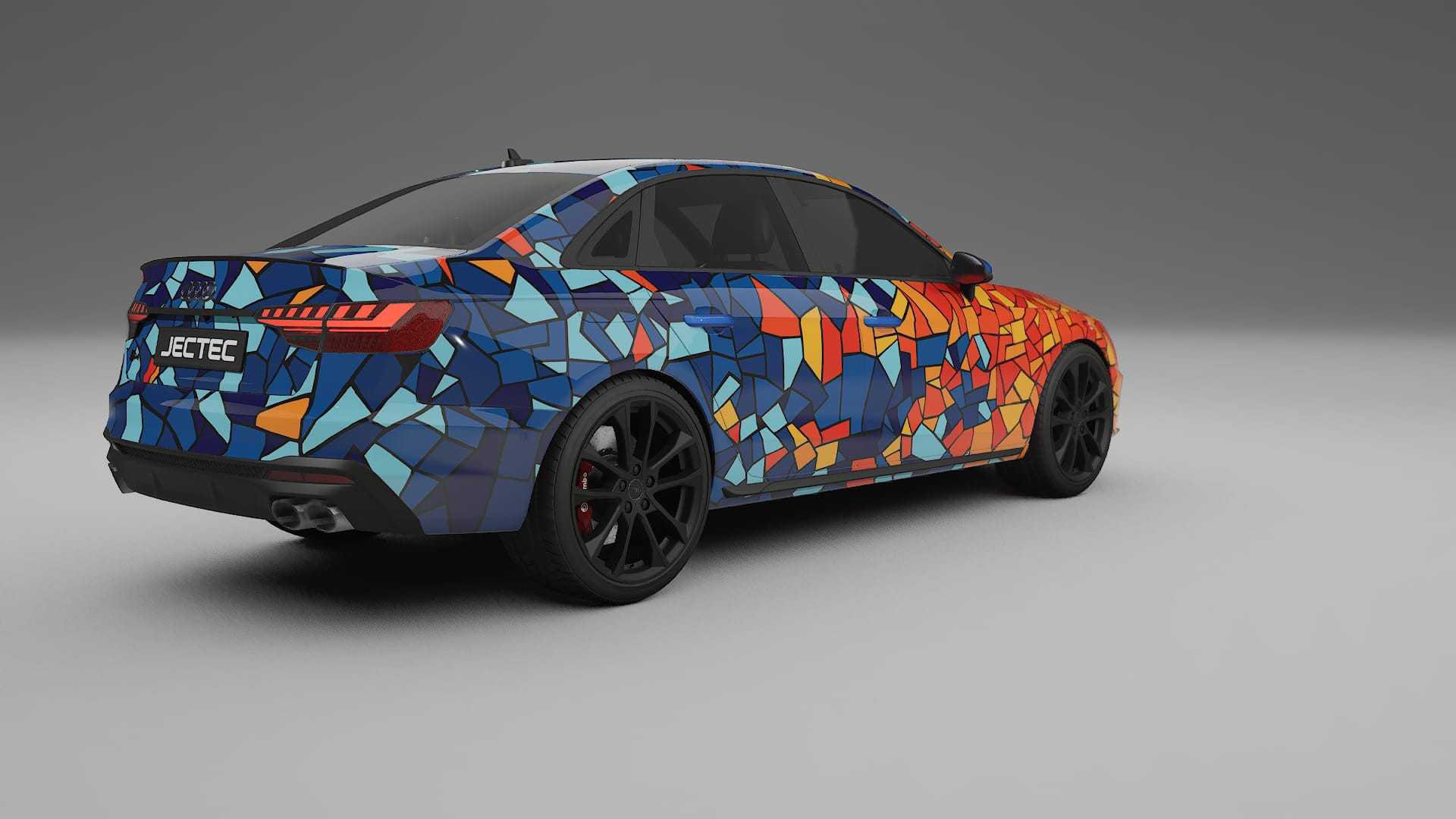 Audi S4 Sedan B9 facelift LCI BARCELONA Designed Wrap PPF Kit – Printable Polyurethane Film