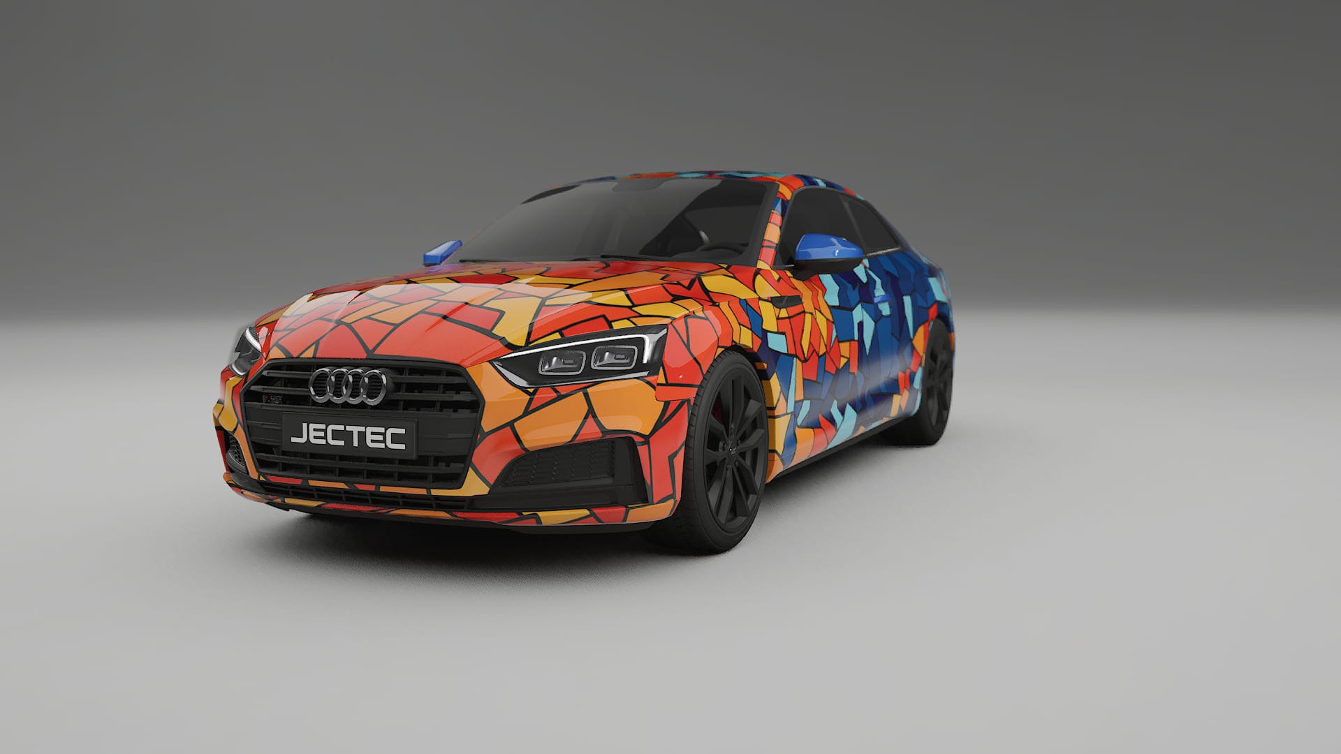 Audi S5 B9 prefacelift pre-LCI BARCELONA Designed Wrap PPF Kit – Printable Polyurethane Film