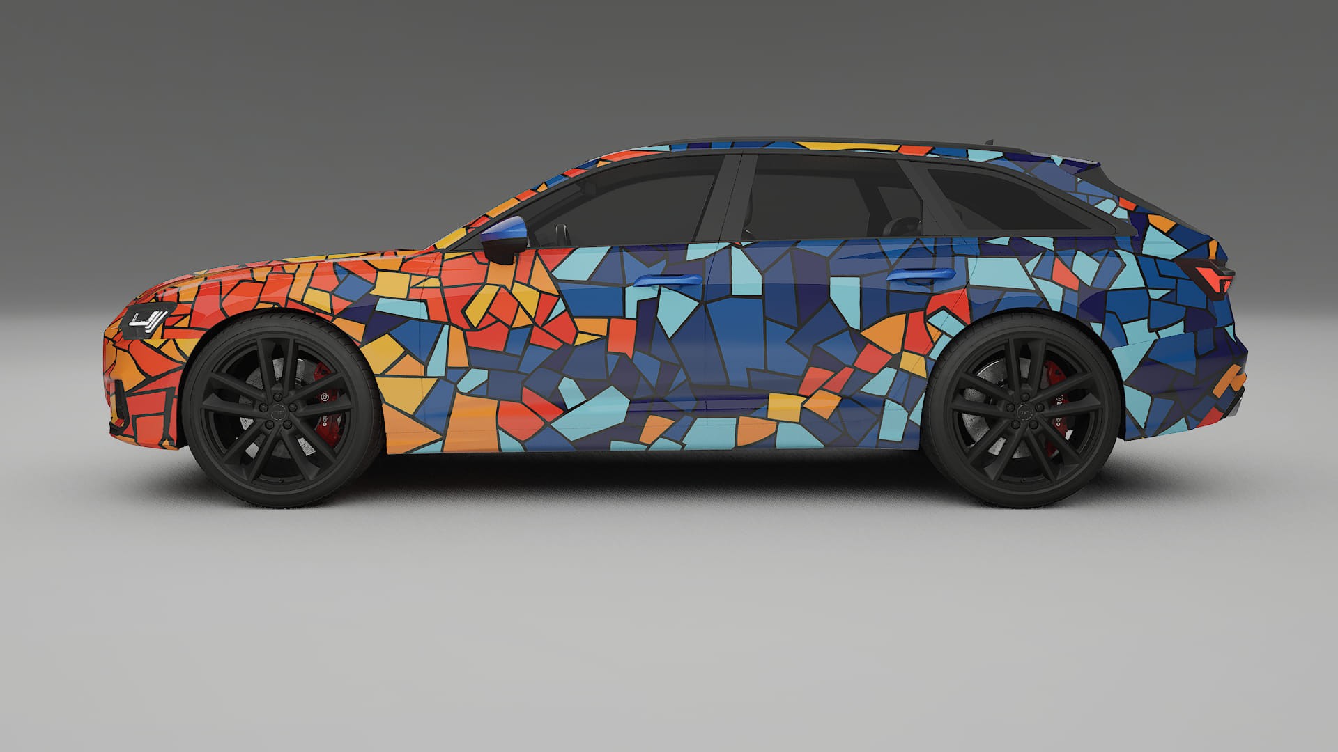 Audi S6 Avant prefacelift pre-LCI C8 BARCELONA Designed Wrap PPF Kit – Printable Polyurethane Film