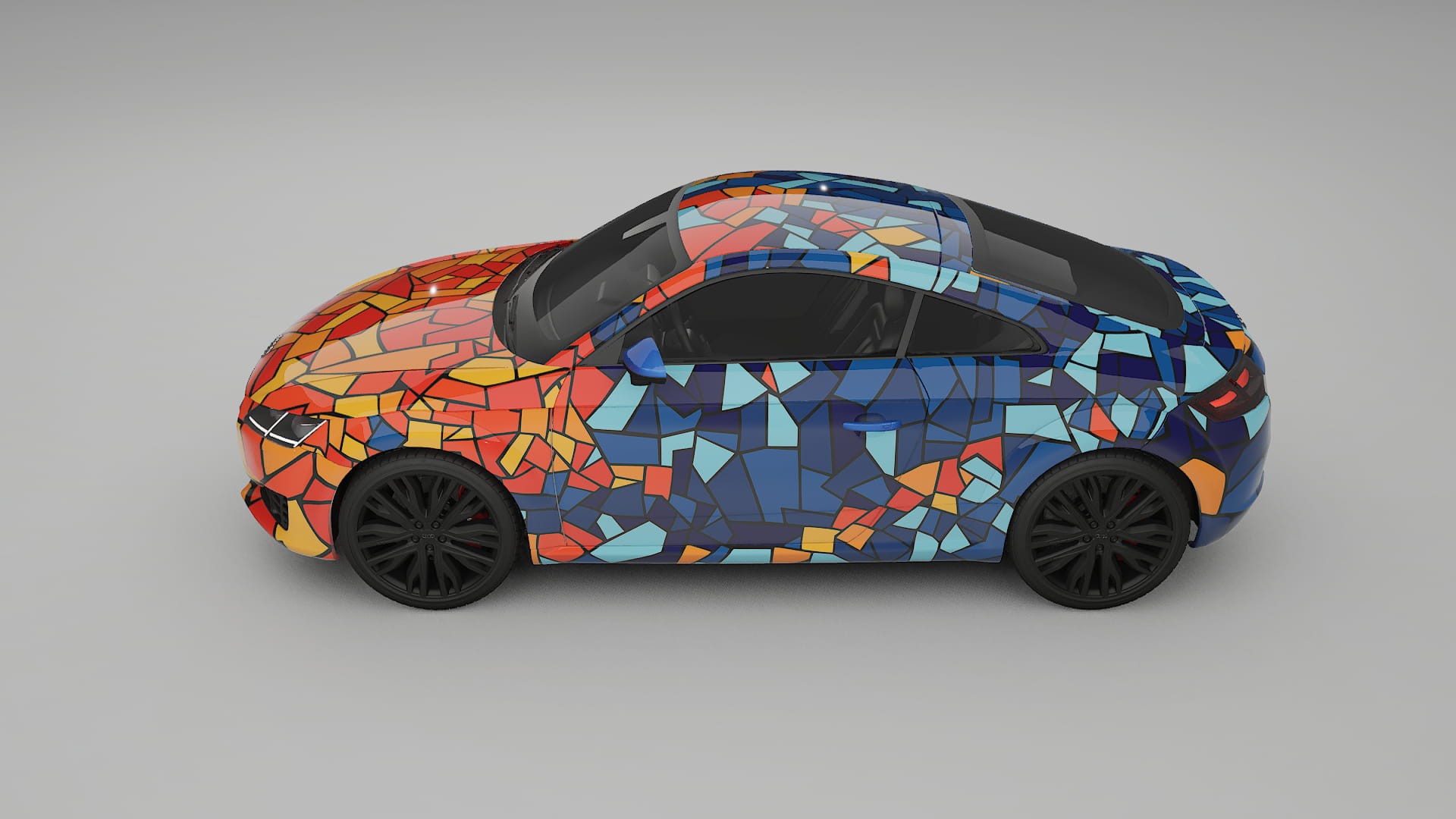 Audi TT Coupe 8S prefacelift pre-LCI BARCELONA Designed Wrap PPF Kit – Printable Polyurethane Film
