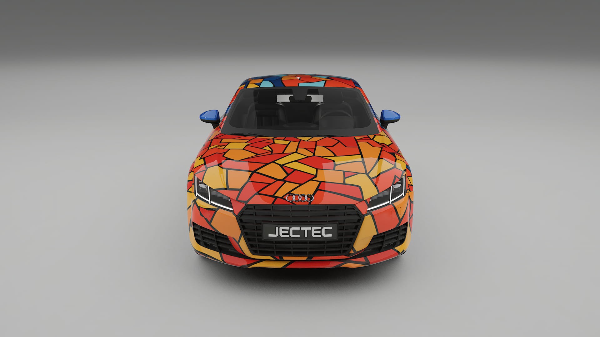 Audi TT Coupe 8S prefacelift pre-LCI BARCELONA – Design-Wrap PPF-Kit aus bedruckbarer Polyurethanfolie