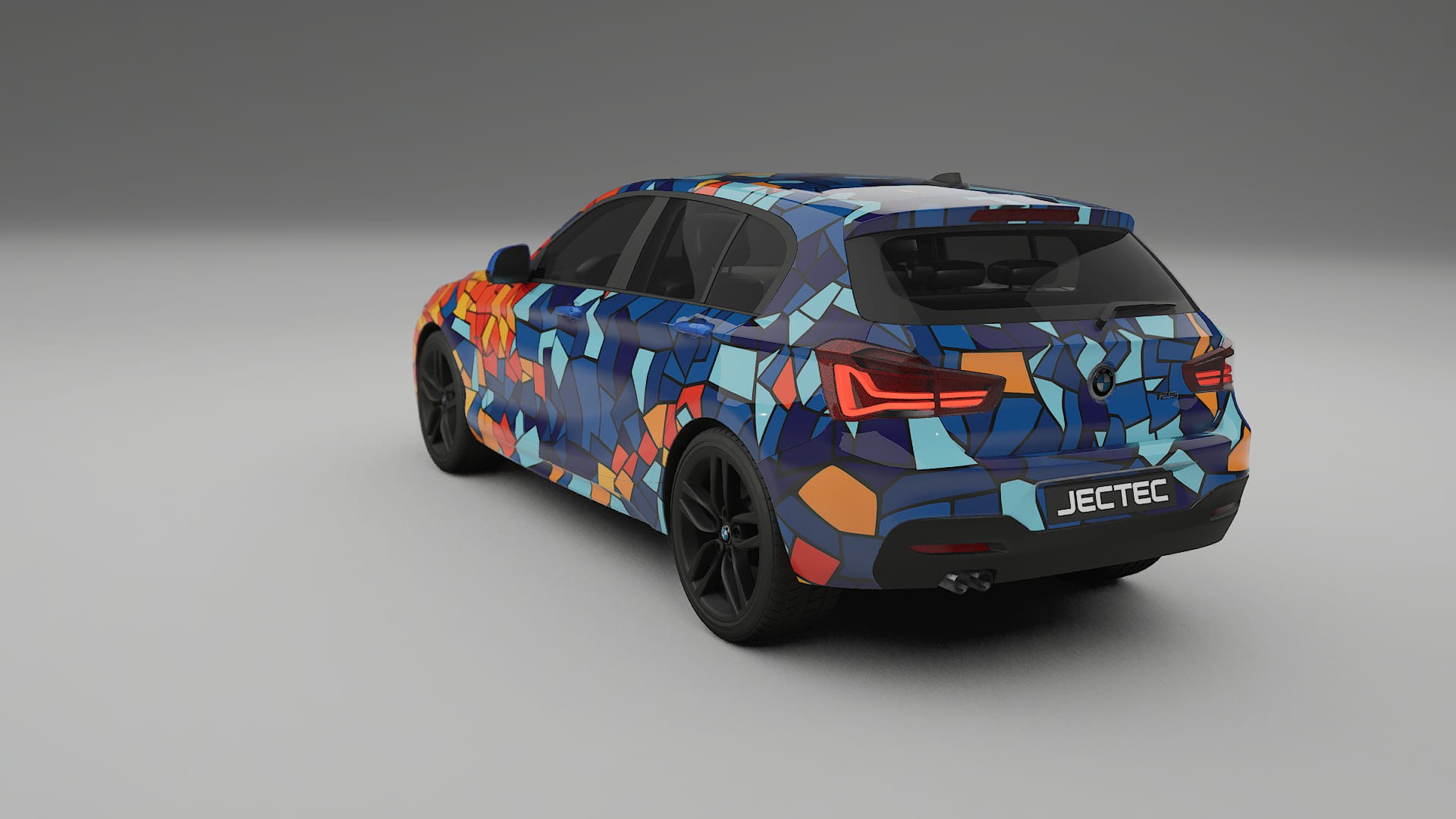 BMW 1 F20 facelift LCI BARCELONA – Design-Wrap PPF-Kit aus bedruckbarer Polyurethanfolie