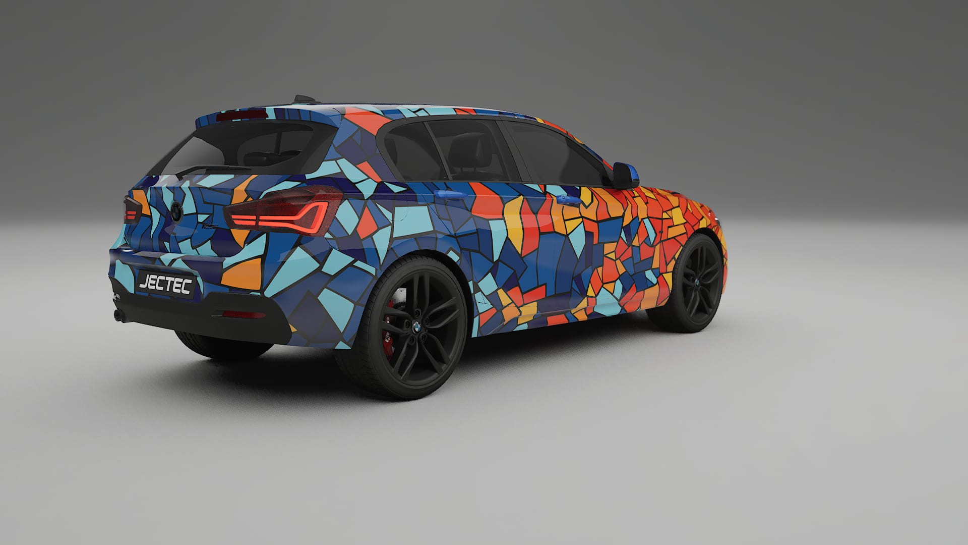 BMW 1 F20 facelift LCI BARCELONA – Design-Wrap PPF-Kit aus bedruckbarer Polyurethanfolie