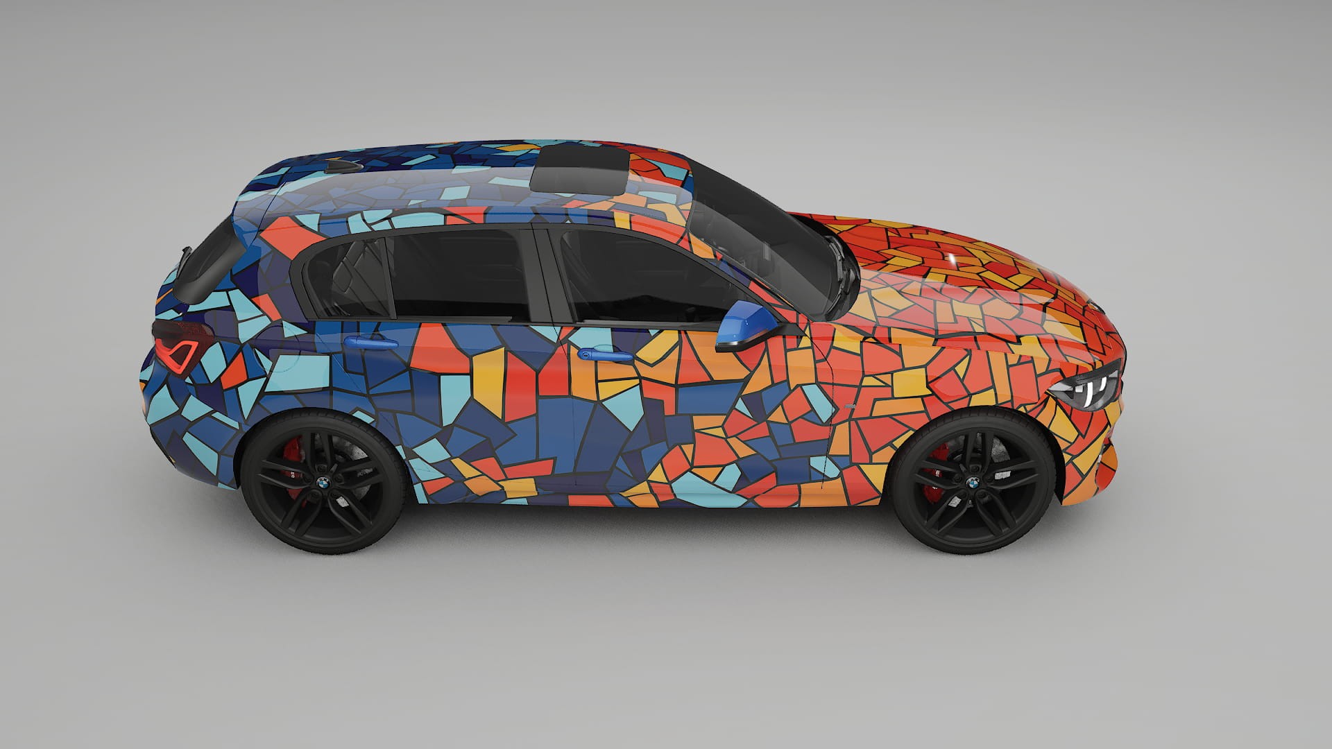 BMW 1 F20 facelift LCI BARCELONA Designed Wrap PPF Kit – Printable Polyurethane Film